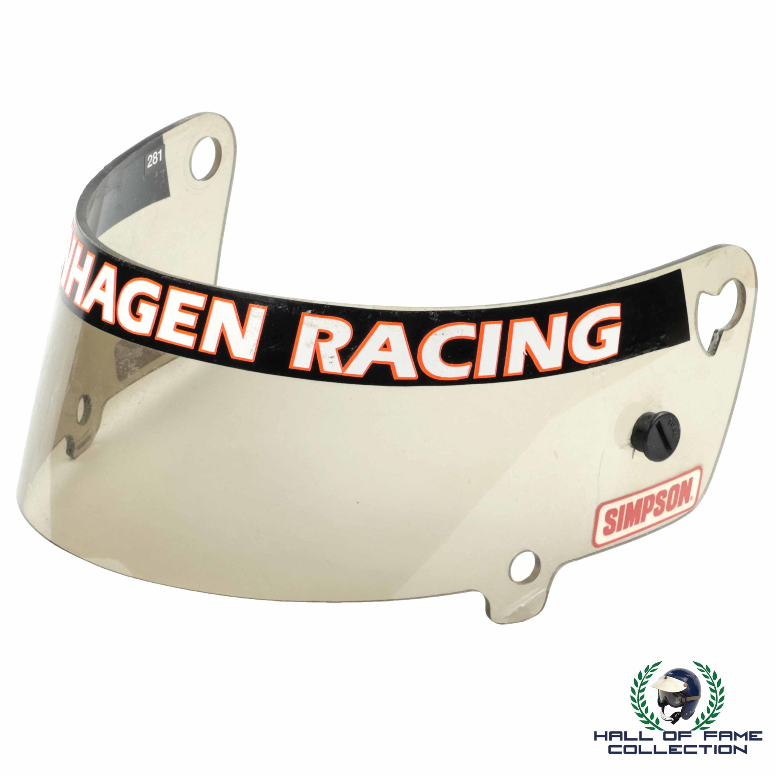 1992 AJ Foyt Race Used Gilmore Racing Simpson IndyCar Visor