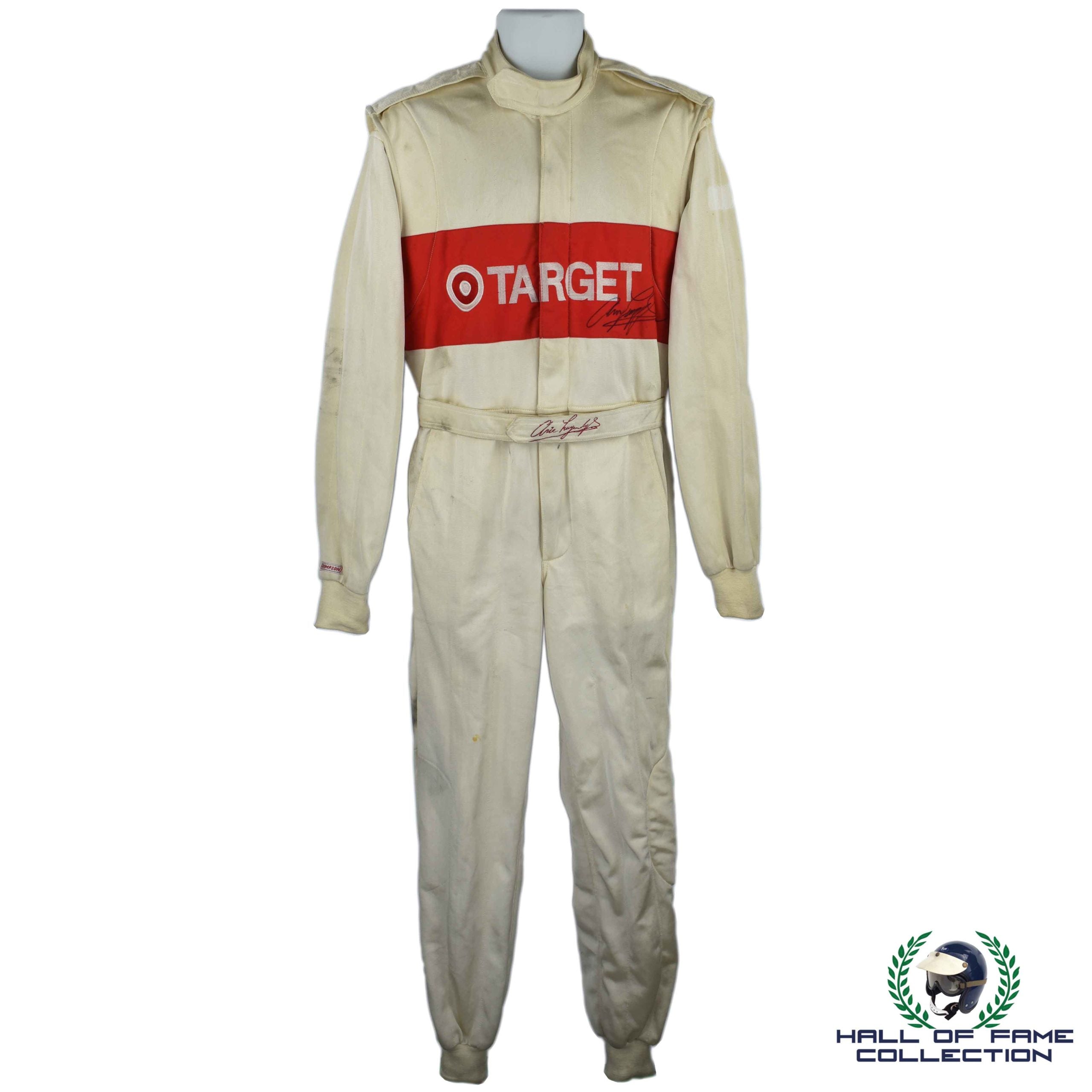 1992 Arie Luyendyk Signed Used Target Chip Ganassi Racing IndyCar Suit