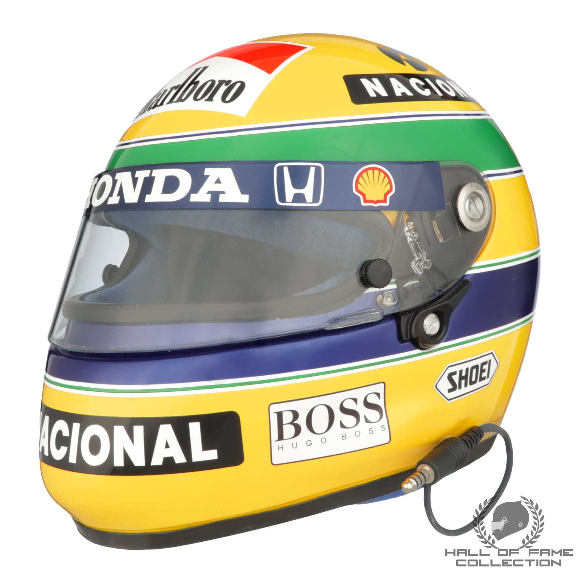 1992 Ayrton Senna Replica McLaren Shoei X4 F1 Helmet