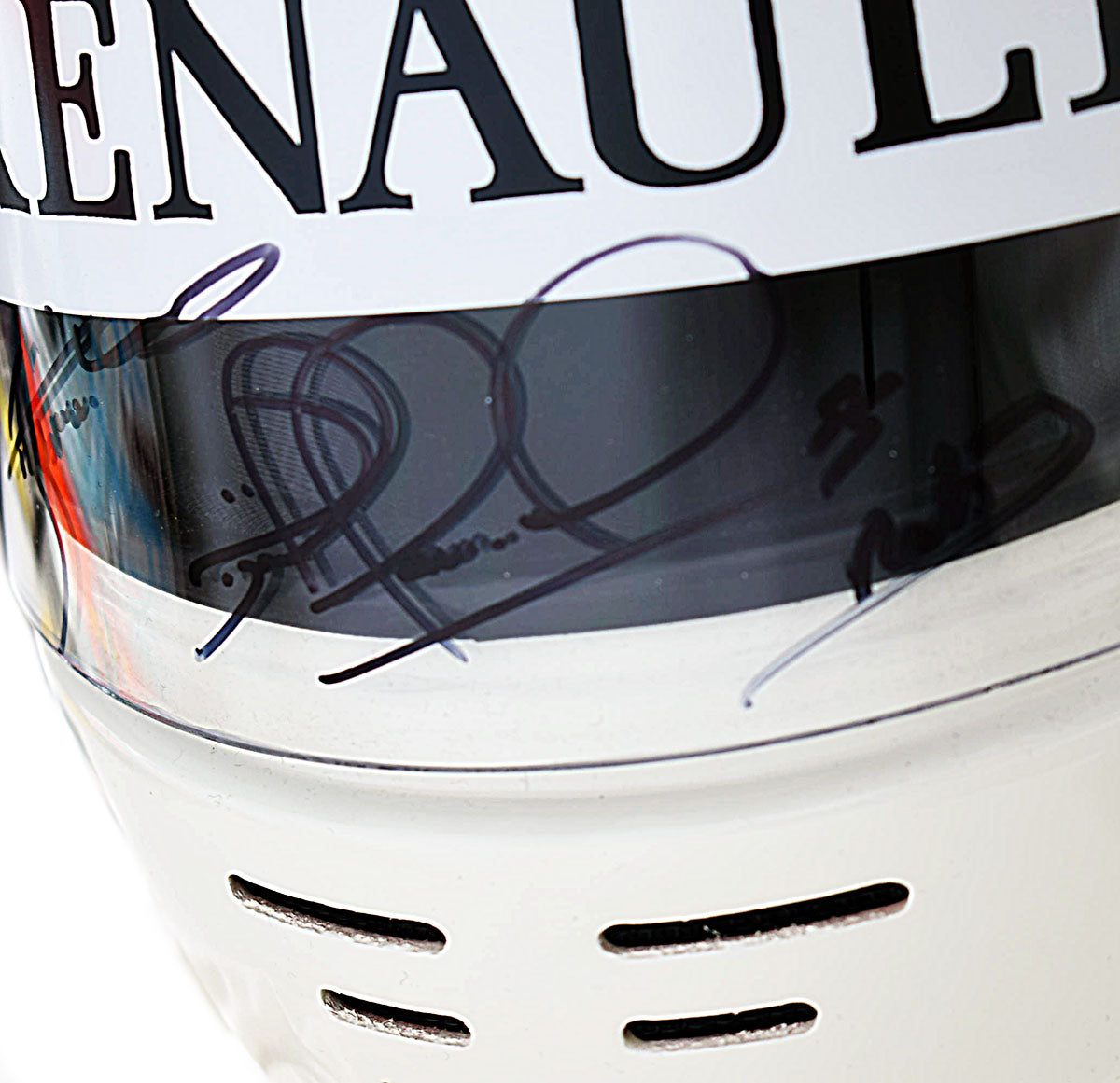 1992 Nigel Mansell Signed Official Factory Replica Williams Renault Arai GP3 F1 Helmet