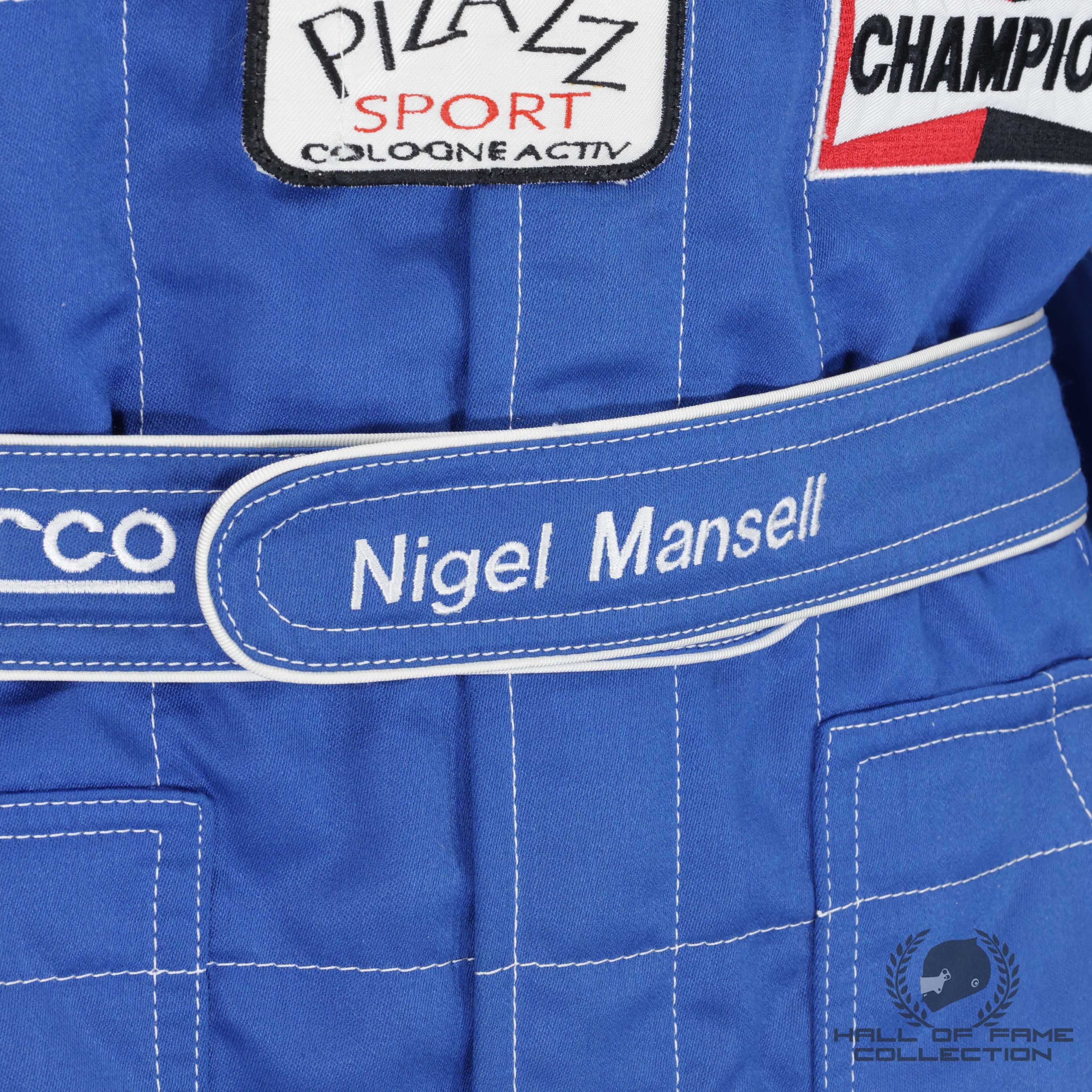 1992 Nigel Mansell Original Championship Season Willams Renault F1 Suit