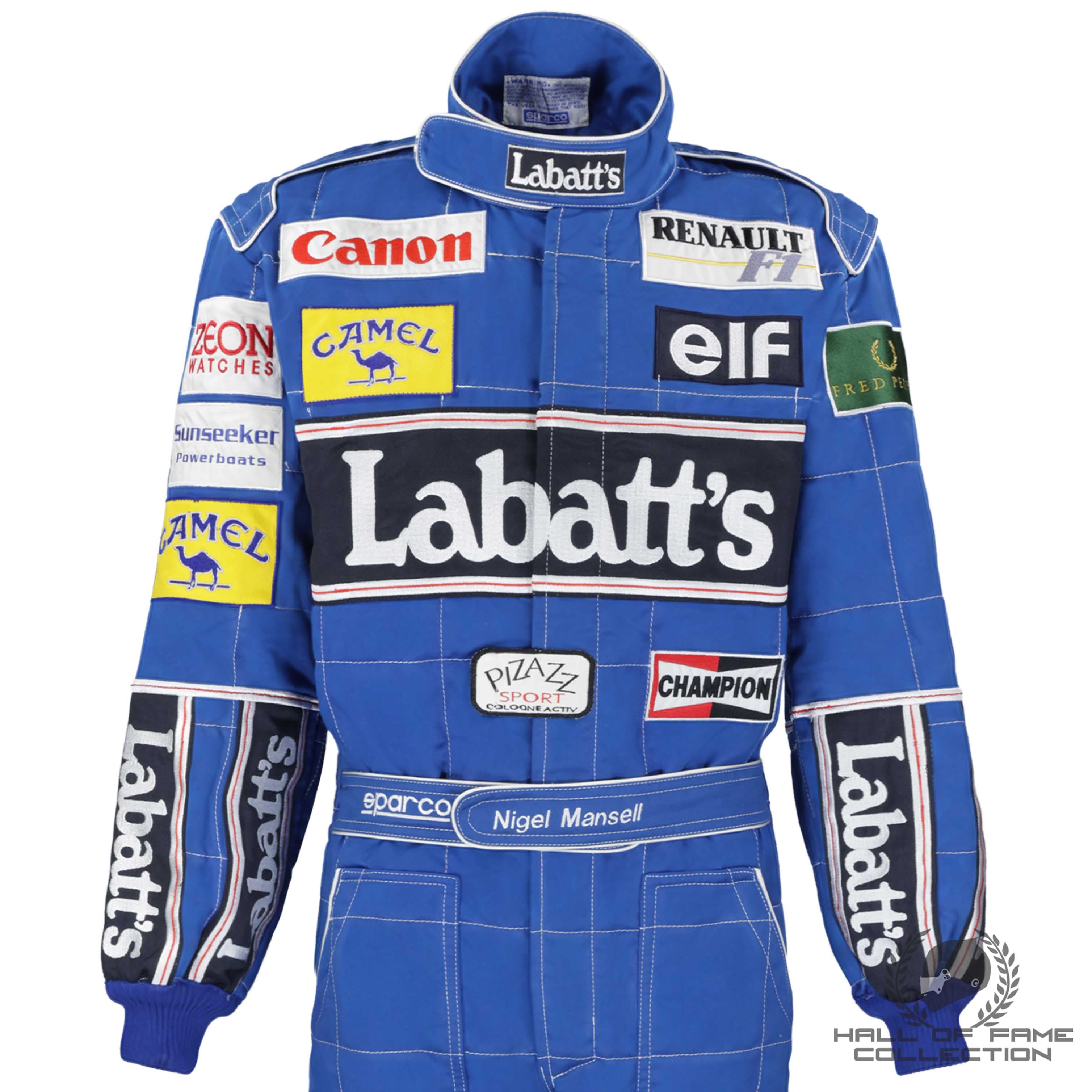 1992 Nigel Mansell Original Championship Season Willams Renault F1 Suit