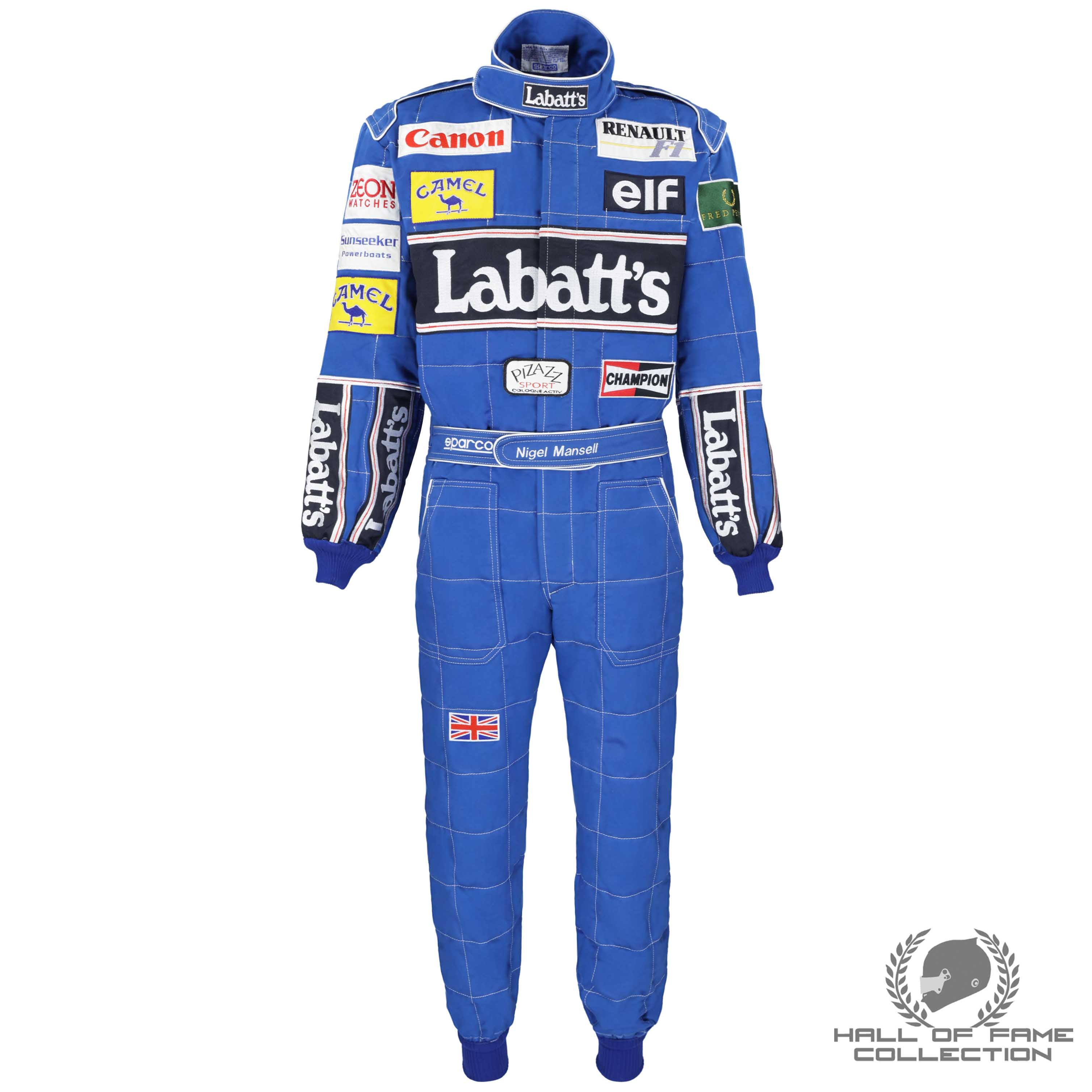 1992 Nigel Mansell Original Championship Season Willams Renault F1 Suit
