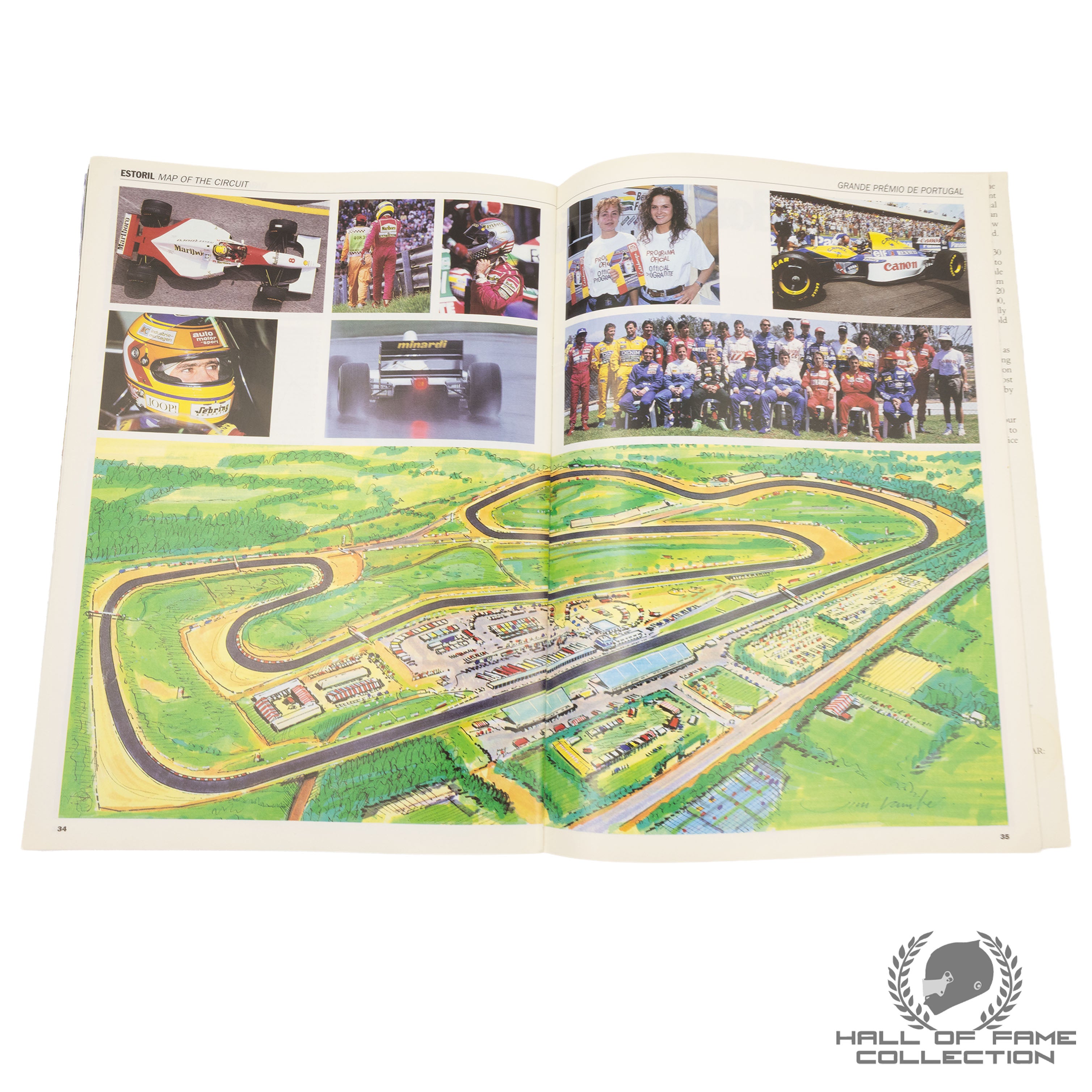1993 Portuguese F1 Programme Signed By Schumacher, Berger, Hill and Alesi