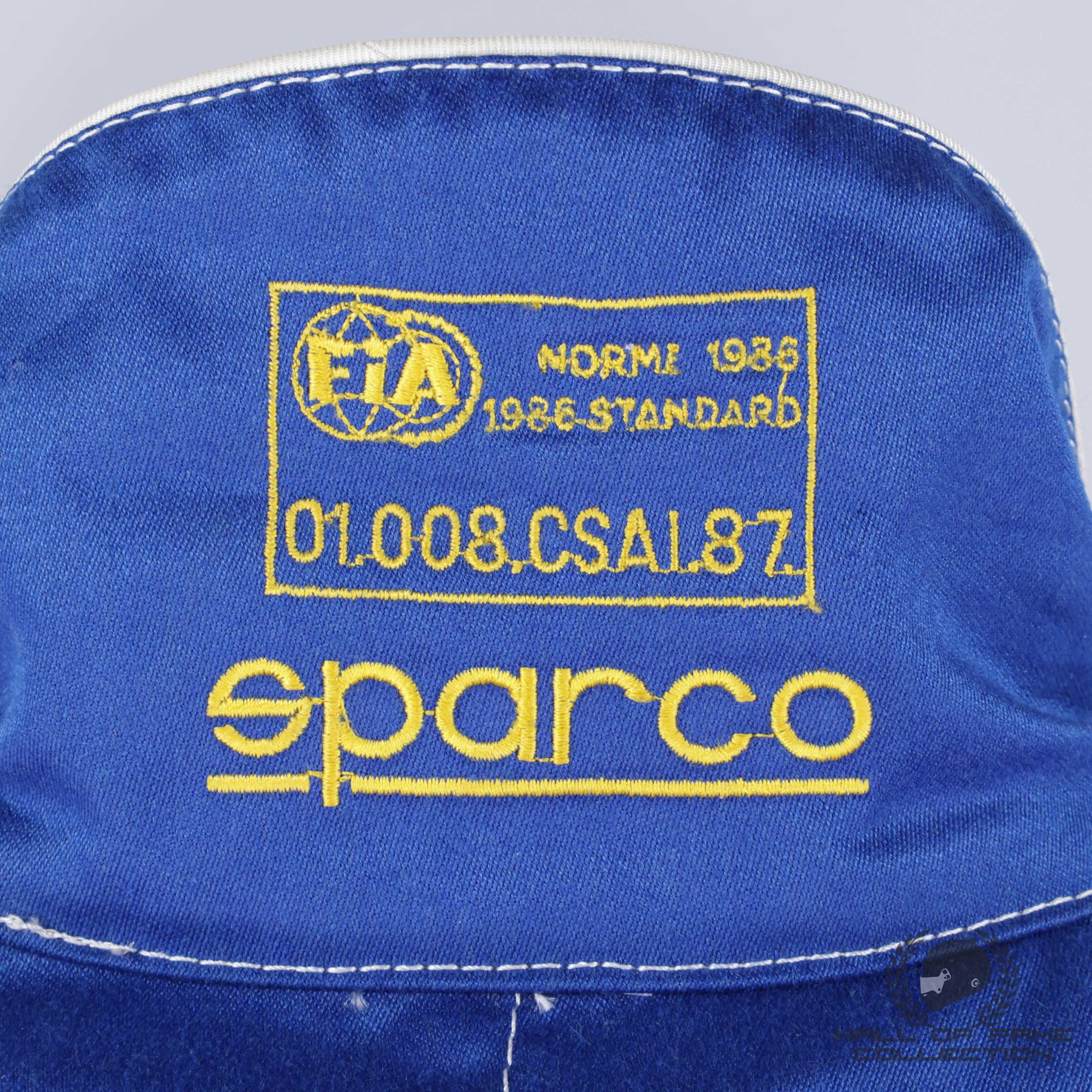 1992 Ricardo Patrese Race Used Williams Renault F1 Suit