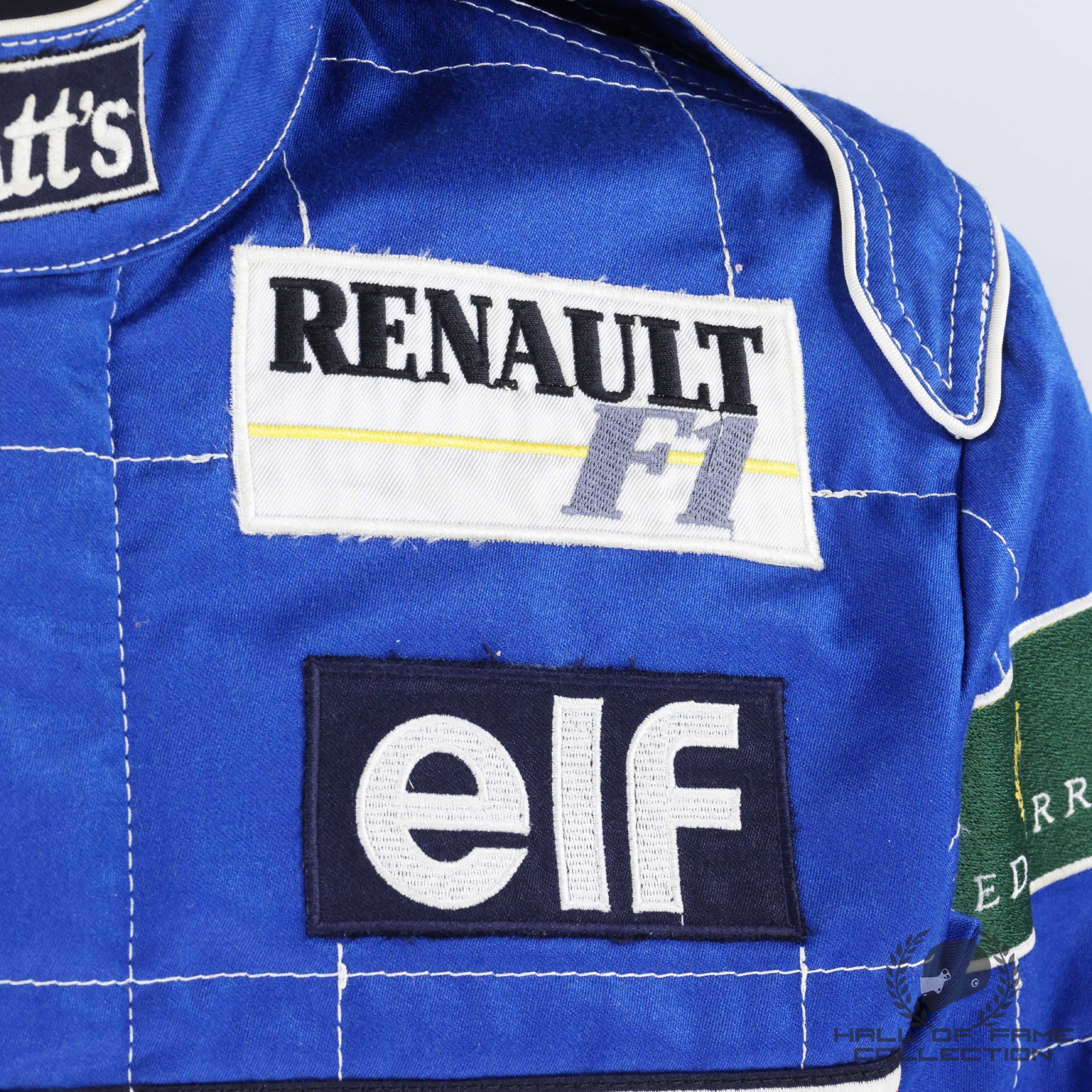 1992 Ricardo Patrese Race Used Williams Renault F1 Suit