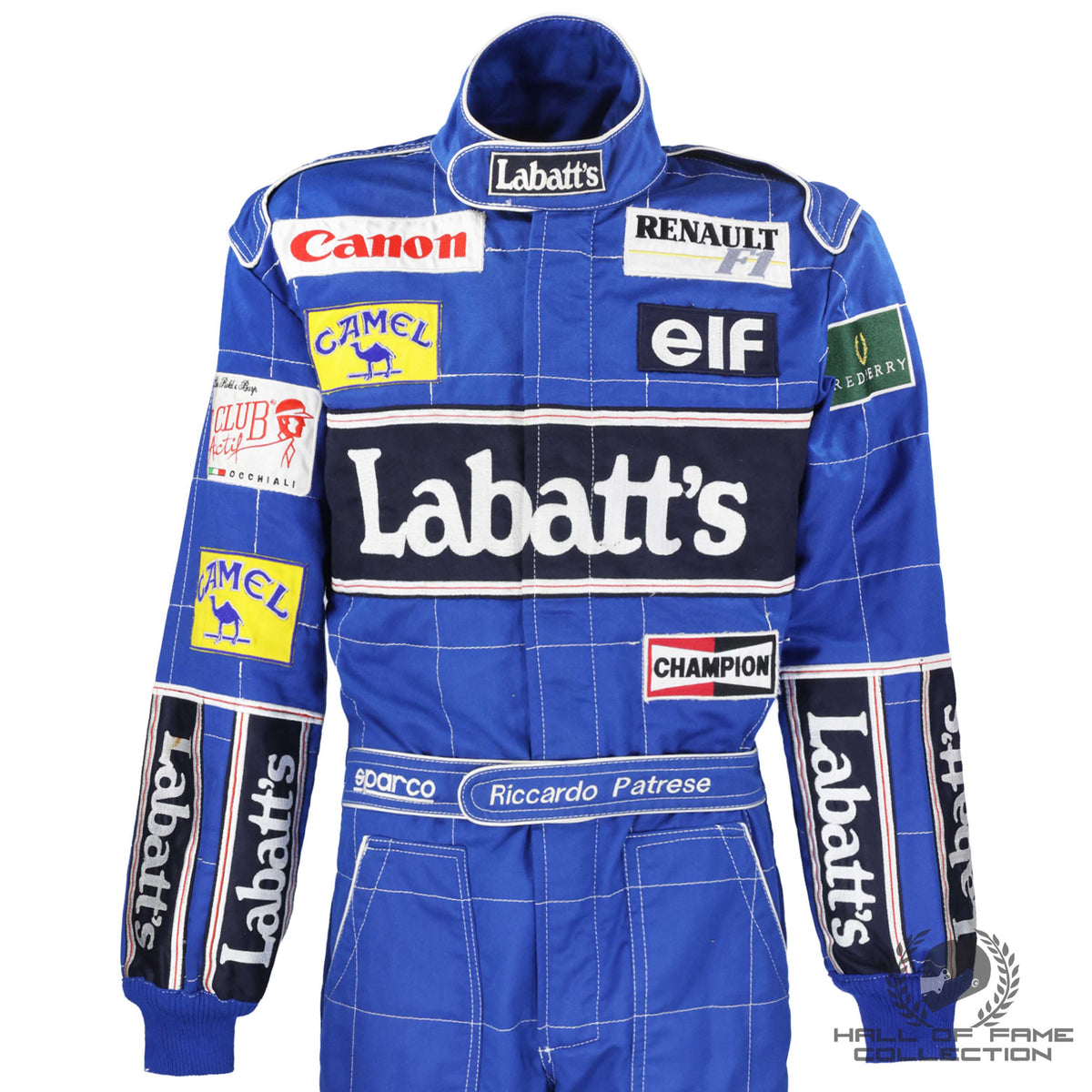 1992 Ricardo Patrese Race Used Williams Renault F1 Suit