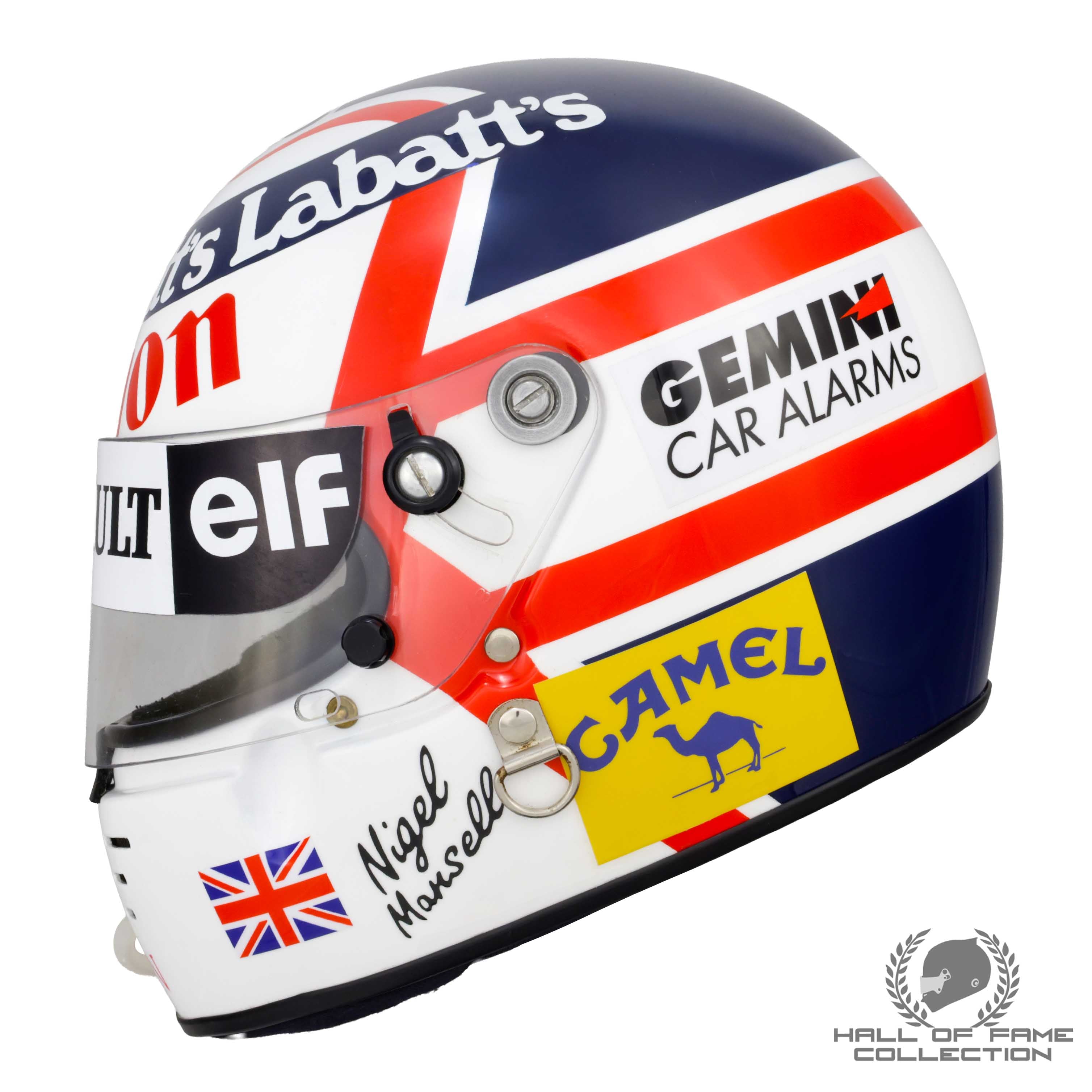 1992 Nigel Mansell World Champion Replica Williams Renault F1 Helmet