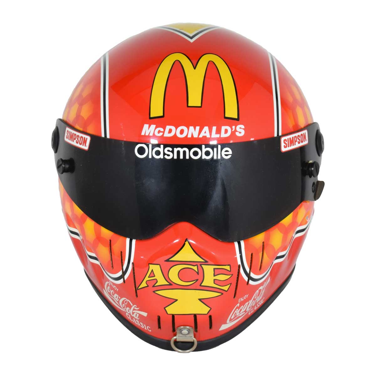 1992 Ed ‘The Ace’ McCulloch McDonalds Top Fuel race used helmet