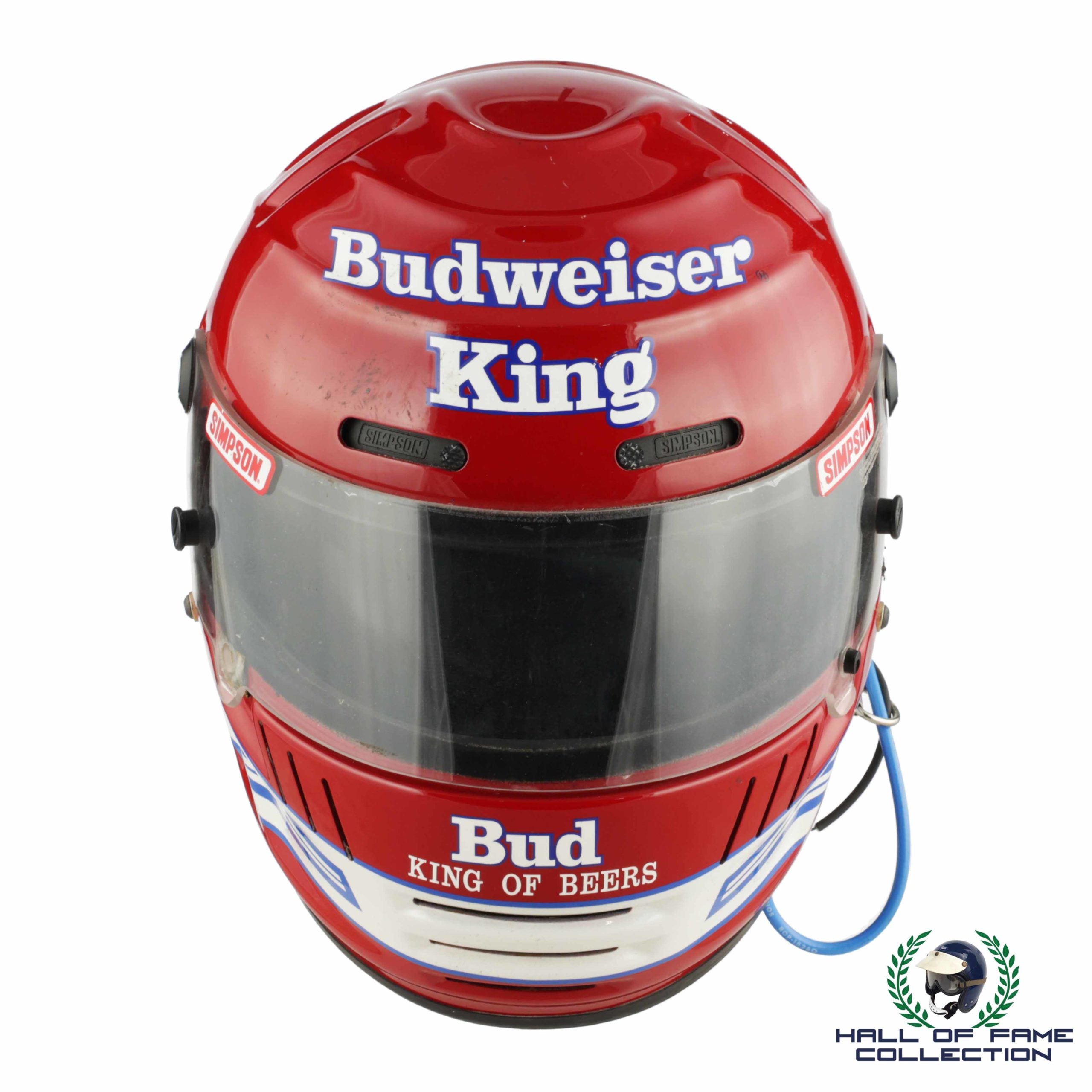 1993 Al Unser Indy 500 Used Budweiser King Racing IndyCar Helmet