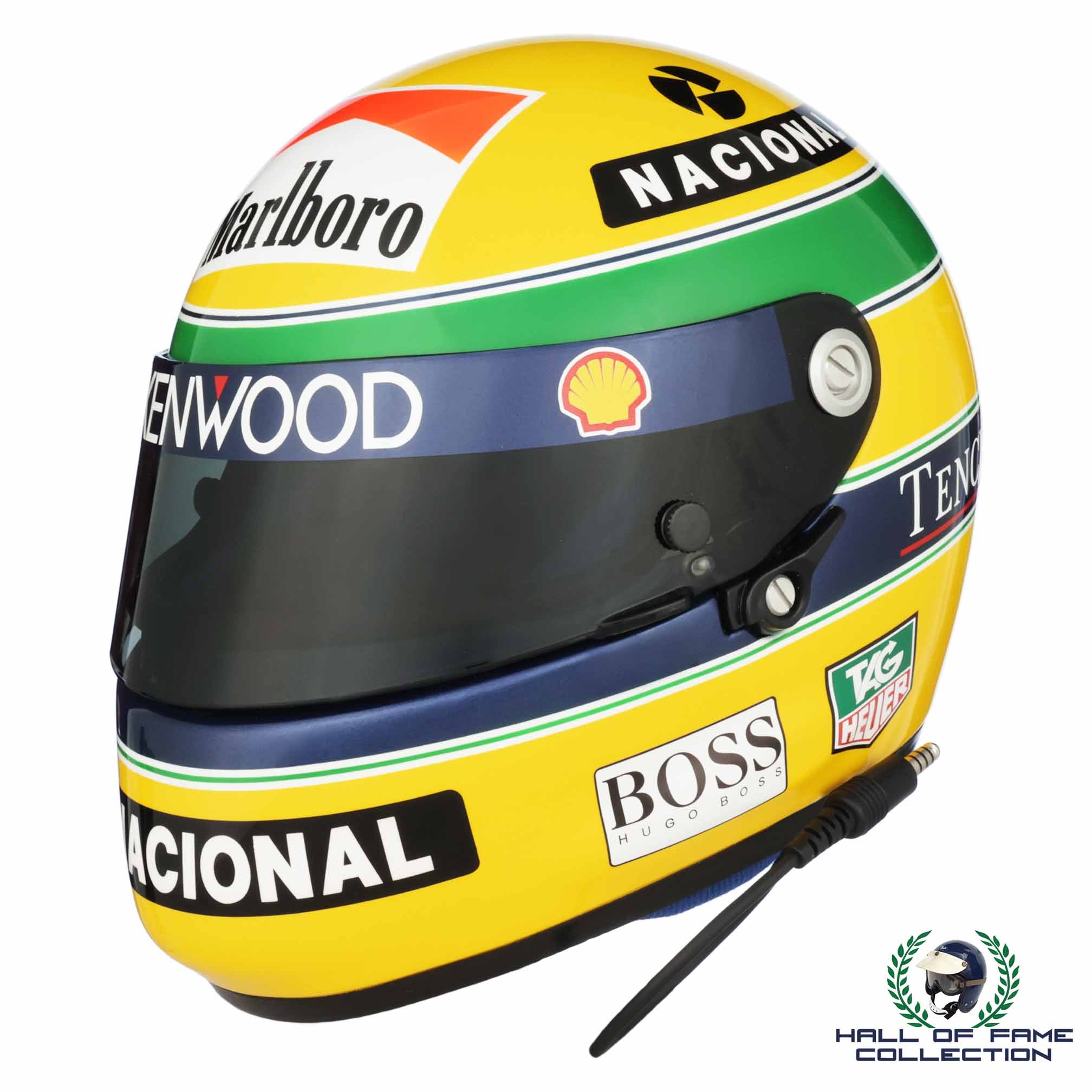 1993 Ayrton Senna Shoei X4 Marlboro McLaren Replica F1 Helmet