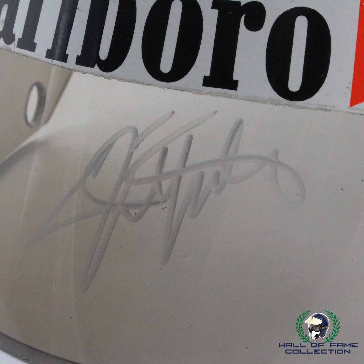 1993 Emerson Fittipaldi Signed Race Used Team Penske IndyCar Visor