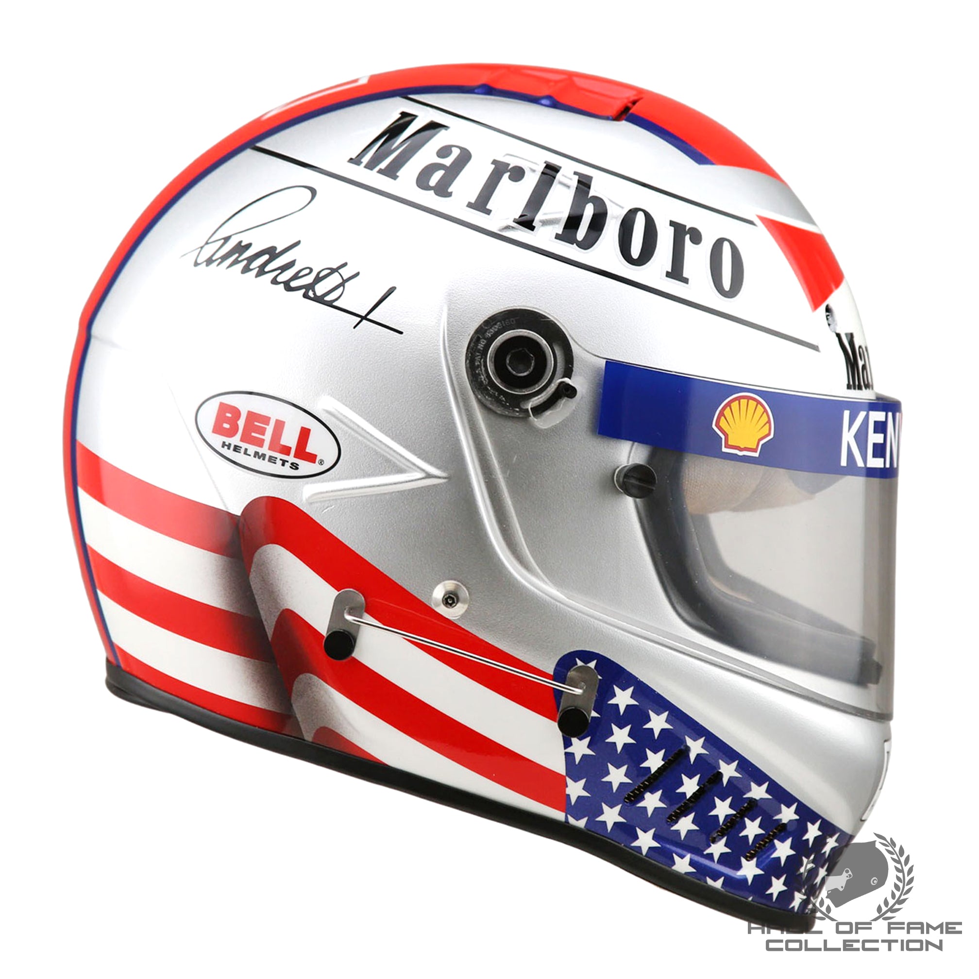 1993 Michael Andretti Replica Bell Marlboro McLaren F1 Helmet