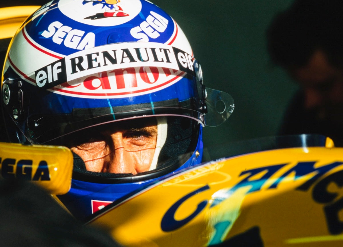 CASQUE ALAIN PROST 1987 HELMET MINICHAMPS 1:8 CASQUE ALAIN PROST 1987 HELMET MINICHAMPS 1:8