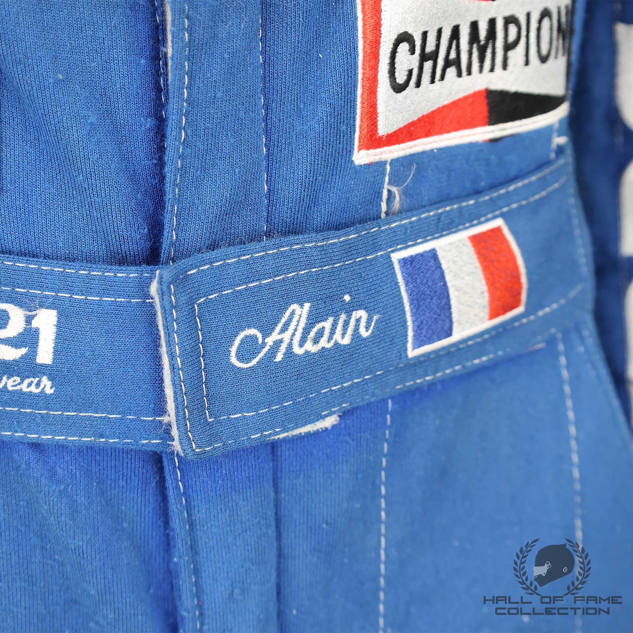 1993 Alain Prost Signed Fourth World Championship / Australian GP / Japan GP Final Podium F1 Suit + Extras