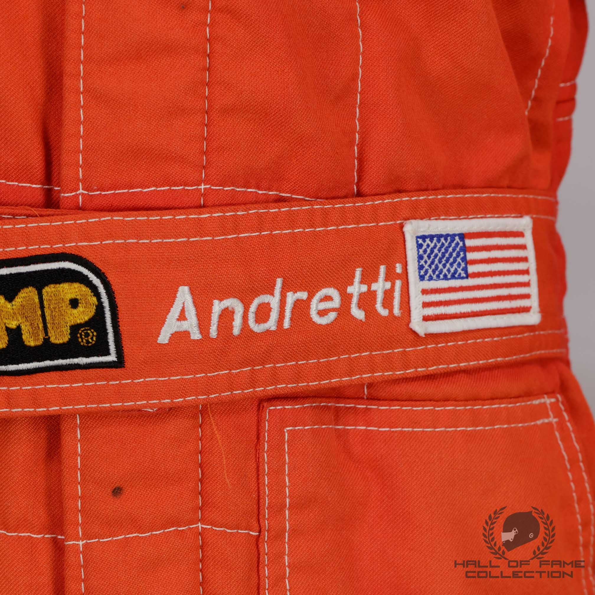 1993 Michael Andretti Signed Italian GP 'Only F1 Podium' Race Used Mclaren F1 Suit