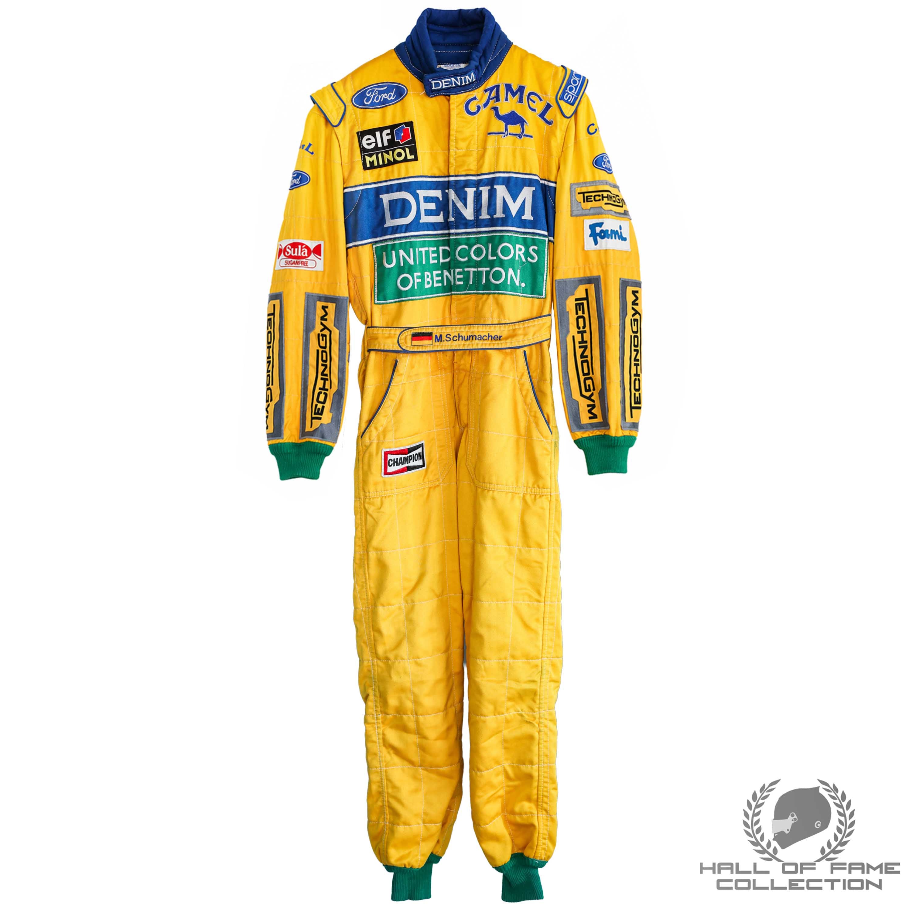 1993 Michael Schumacher Monaco GP Race Used Camel Benetton Ford F1 Sui