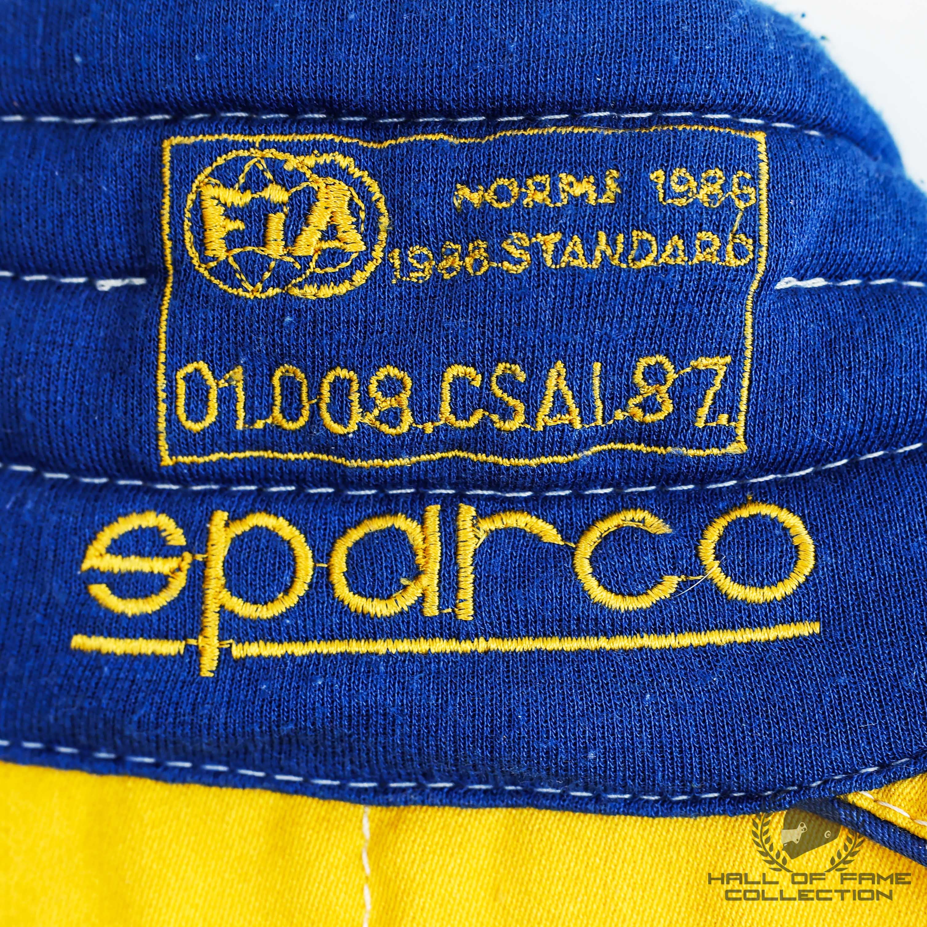 1993 Michael Schumacher Monaco GP Race Used Camel Benetton Ford F1 Suit