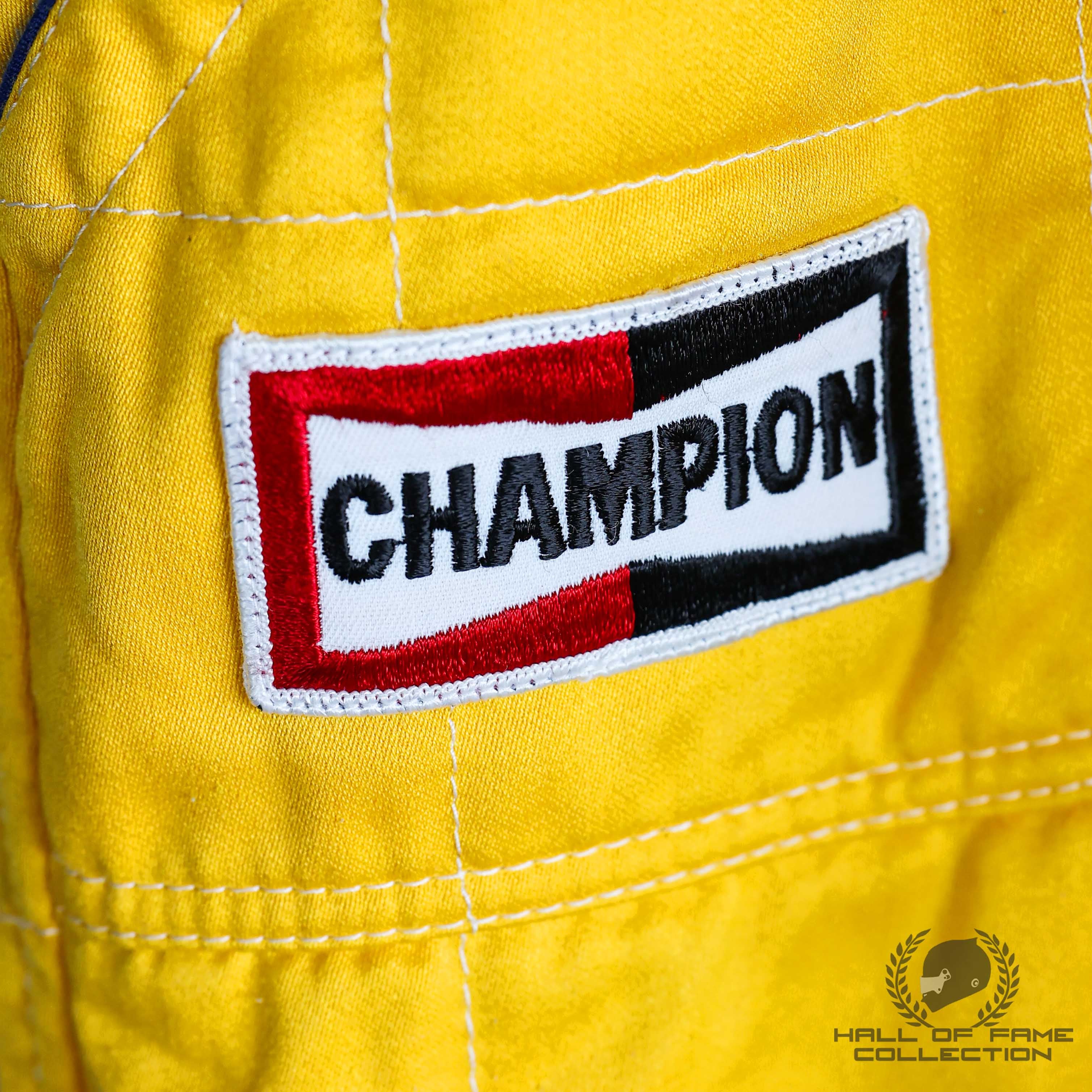 1993 Michael Schumacher Monaco GP Race Used Camel Benetton Ford F1 Suit