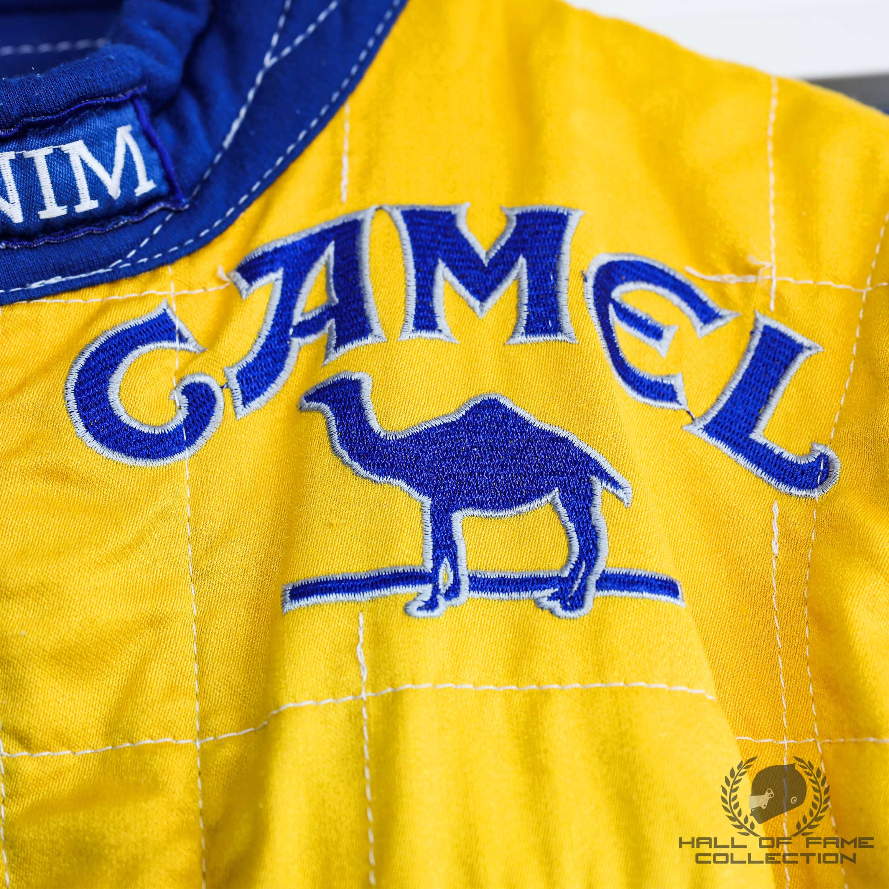 1993 Michael Schumacher Monaco GP Race Used Camel Benetton Ford F1 Suit