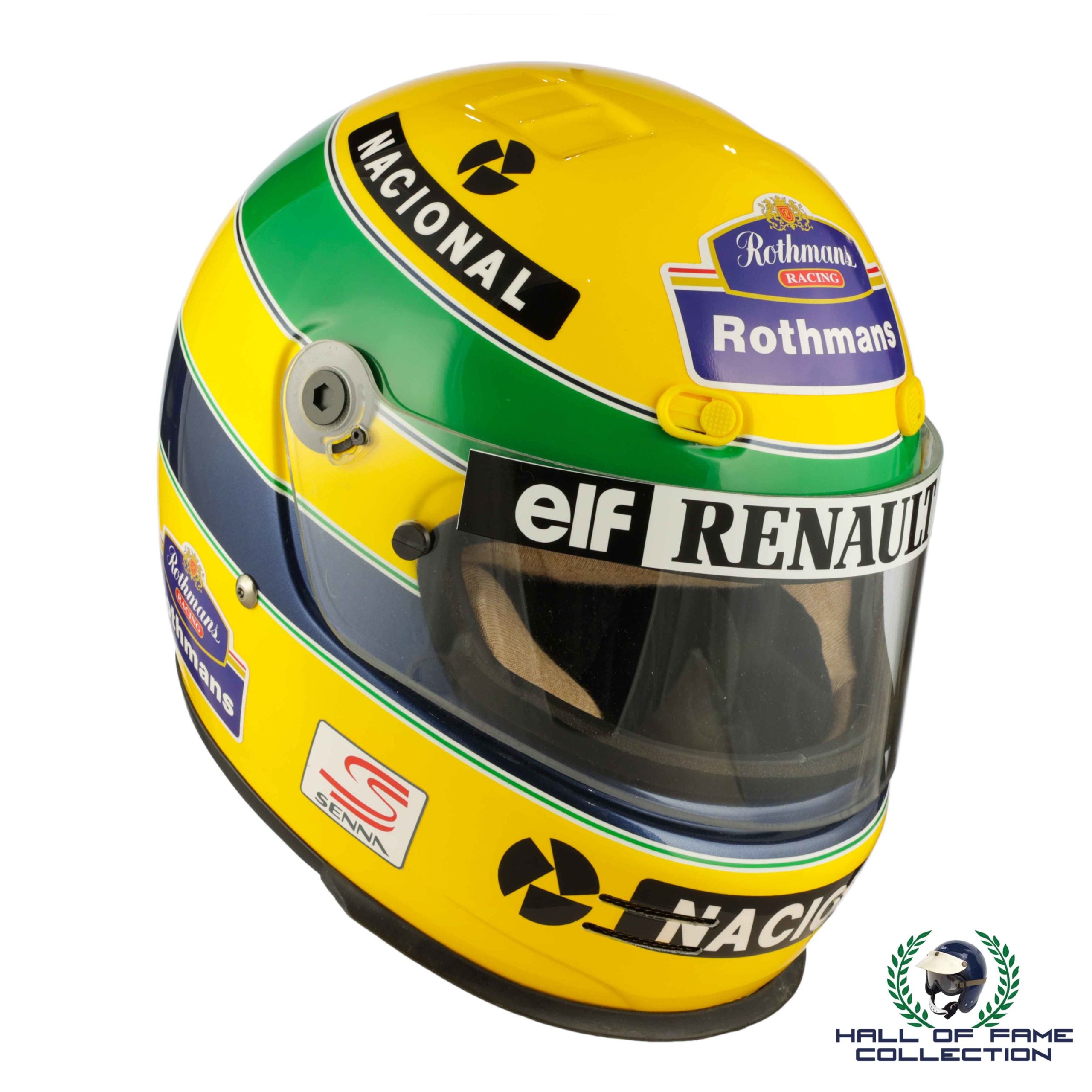 1994 Ayrton Senna Replica Bell M3 Rothmans Williams Renault F1 Helmet