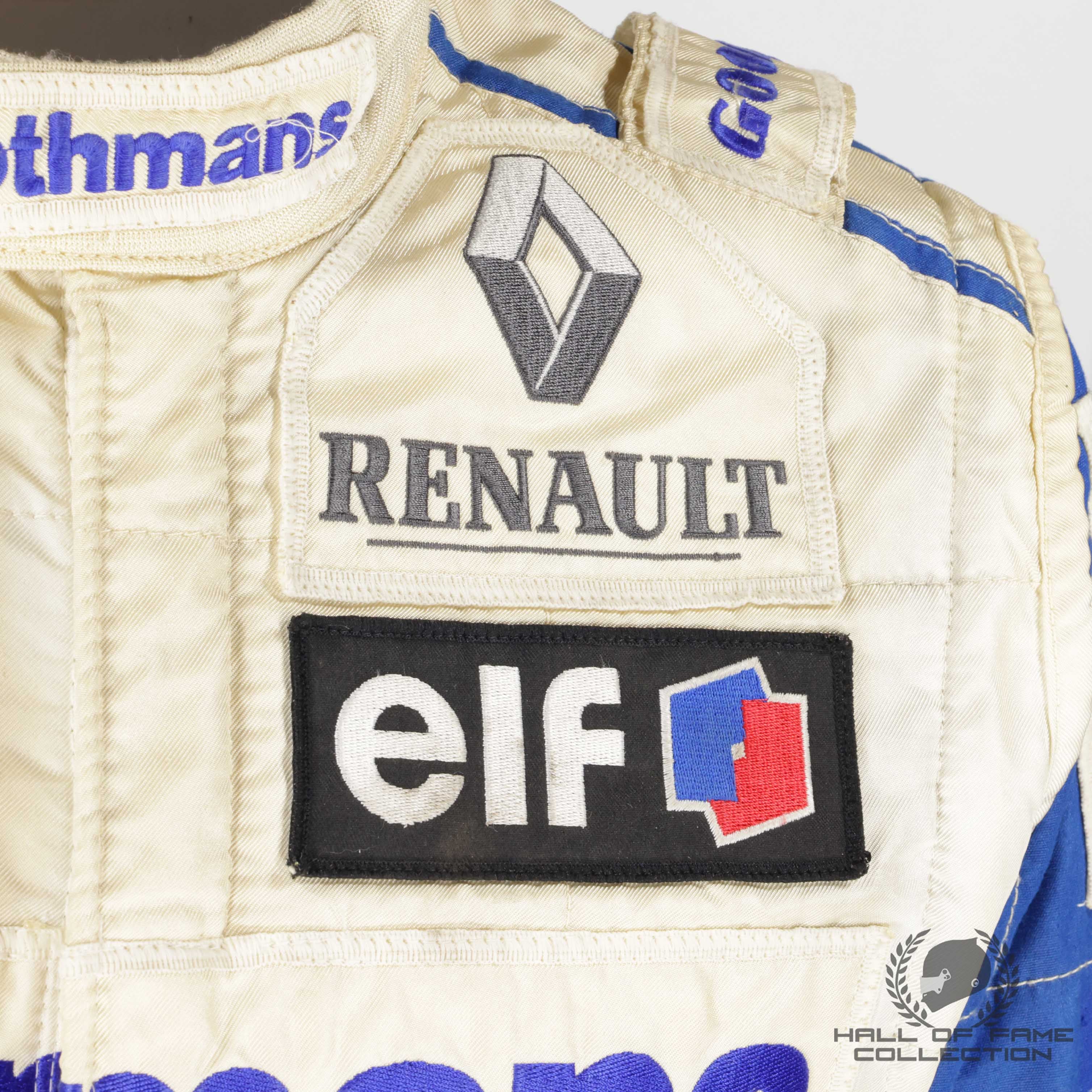 1994 David Coulthard Rookie Season Used Williams Renault F1 Suit