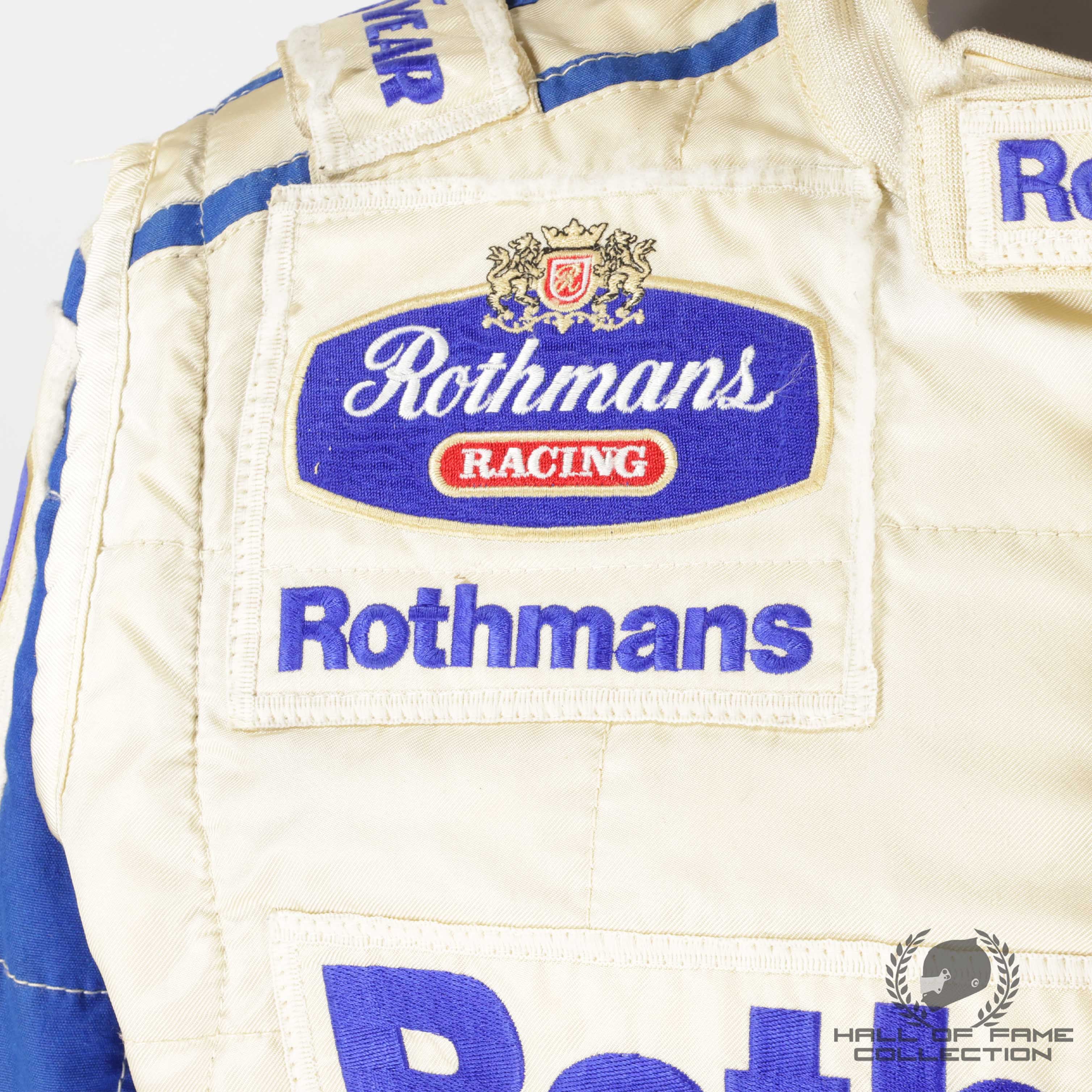 1994 David Coulthard Rookie Season Used Williams Renault F1 Suit