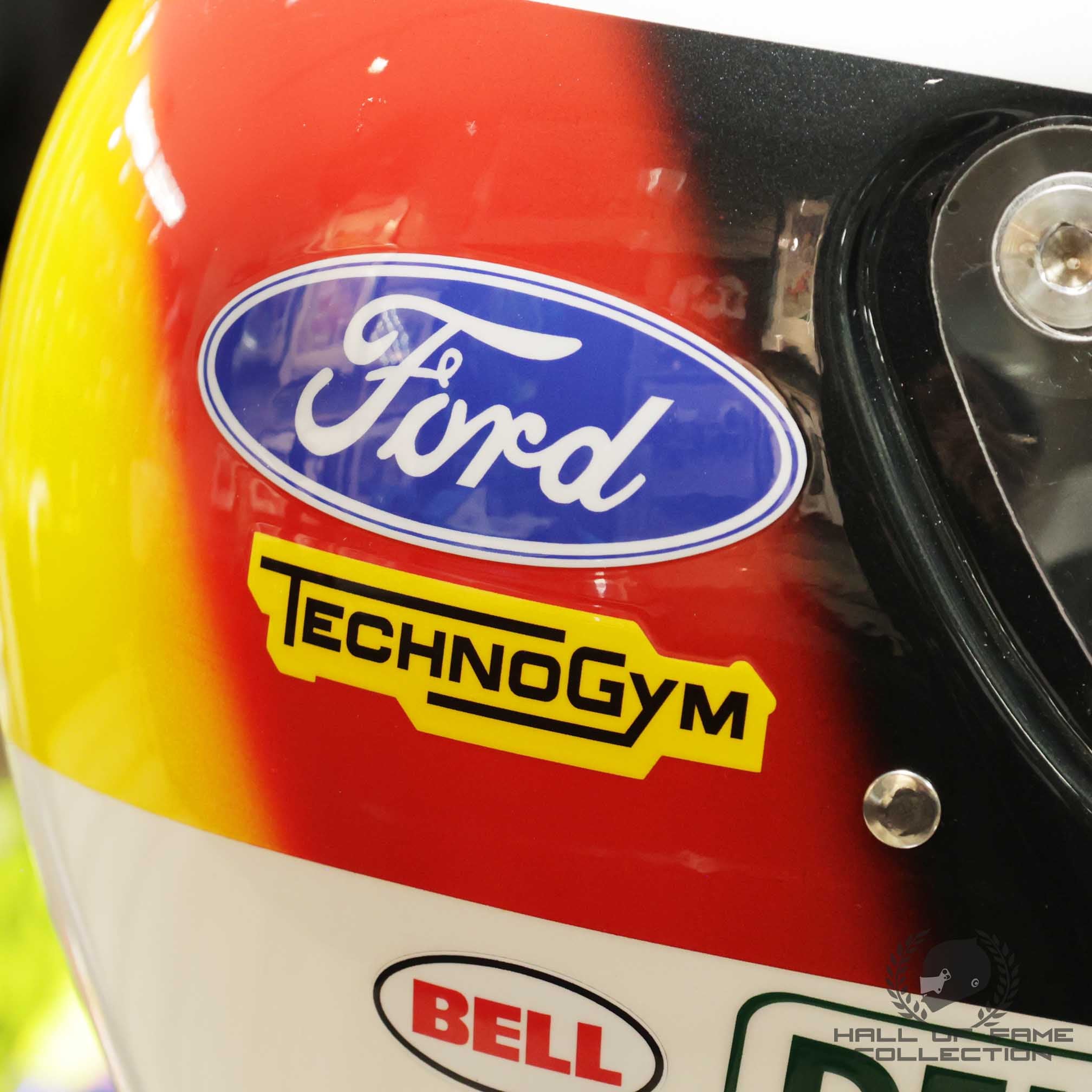 1994 Michael Schumacher Signed Replica 1st World Championship Benetton F1 Helmet