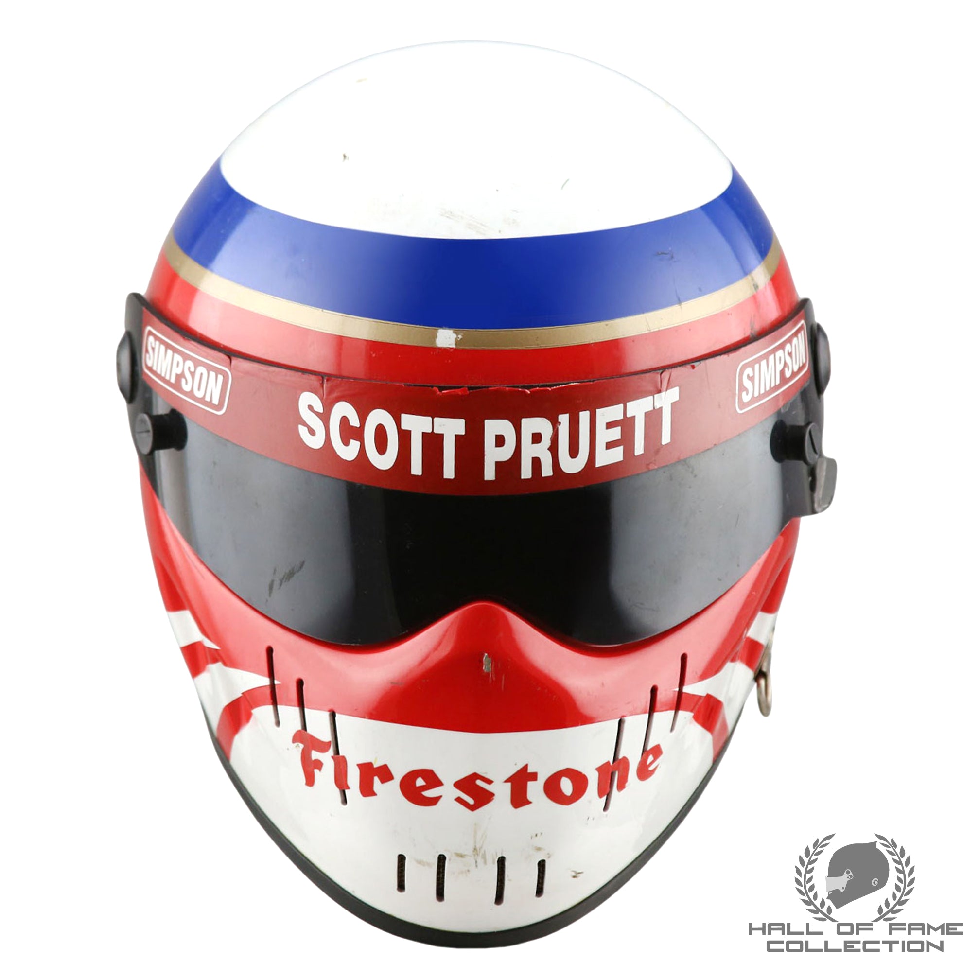 1994 Scott Pruett Original Used Firestone Tire Testing IndyCar Helmet