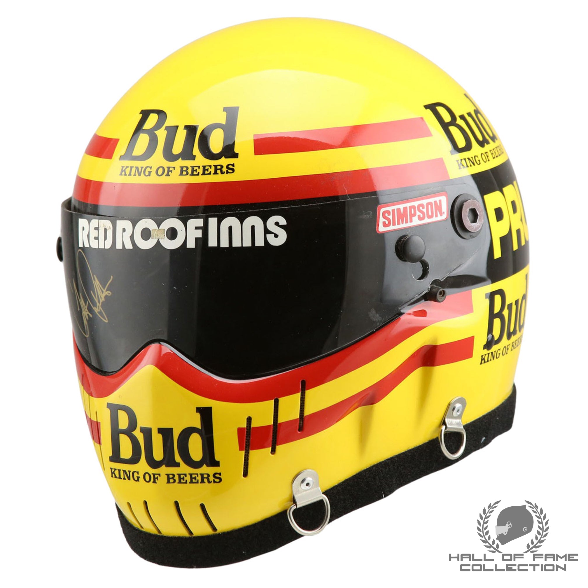 1991 Scott Pruett Signed Race Used Visor on Replica Truesports IndyCar Helmet