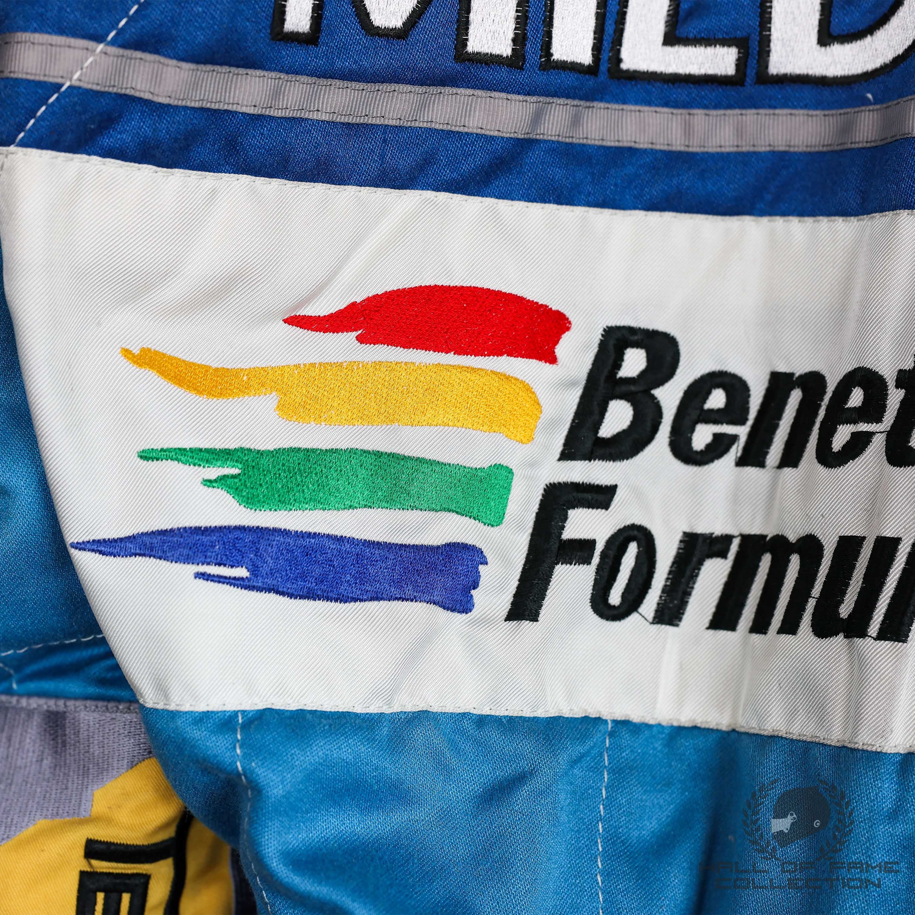 1994 Michael Schumacher Japanese GP Pole Winning Benetton Ford F1 Suit