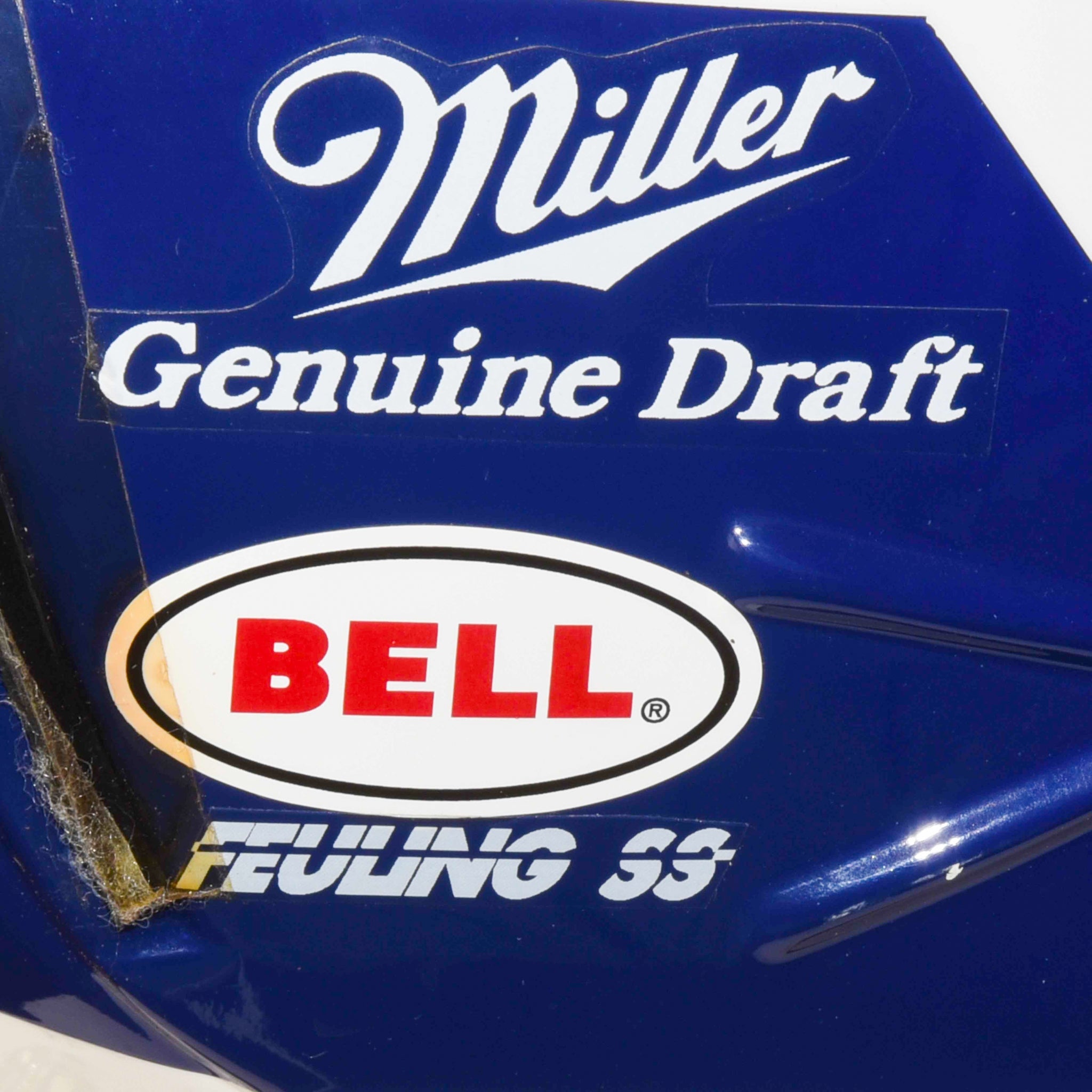 1995 Bobby Rahal Signed Race Used Miller Genuine Draft Rahal Hogan Racing Bell Feuling SS IndyCar Helmet