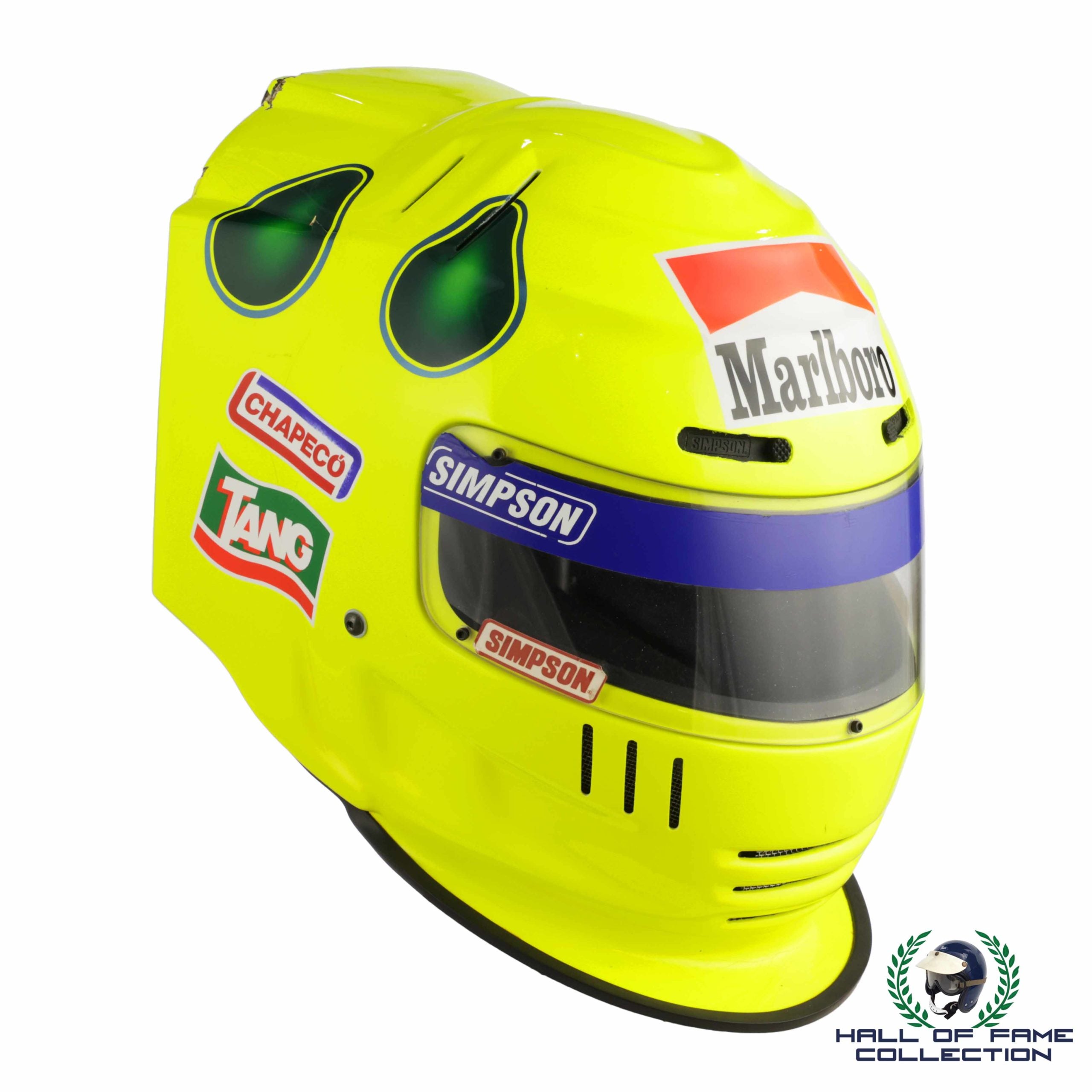 1995 Christian Fittipaldi Rare Simpson Velociraptor Indy 500 Special Qualifying Helmet