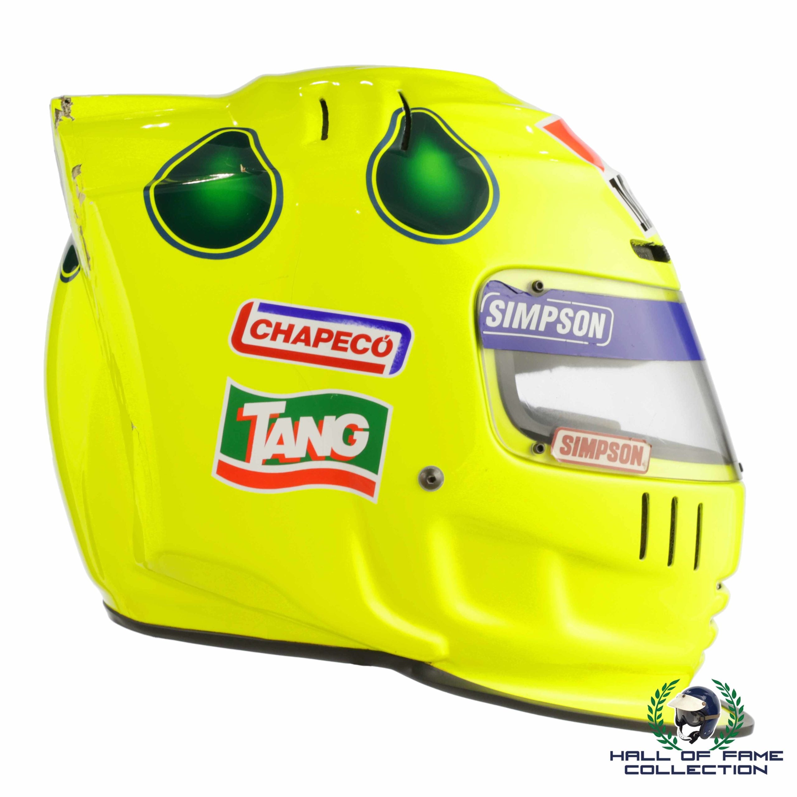 1995 Christian Fittipaldi Rare Simpson Velociraptor Indy 500 Special Qualifying Helmet