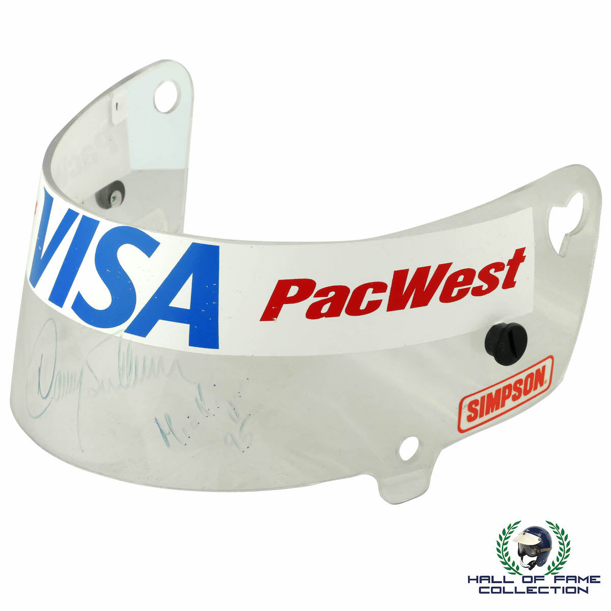 1995 Danny Sullivan Signed PacWest Racing IndyCar Visor