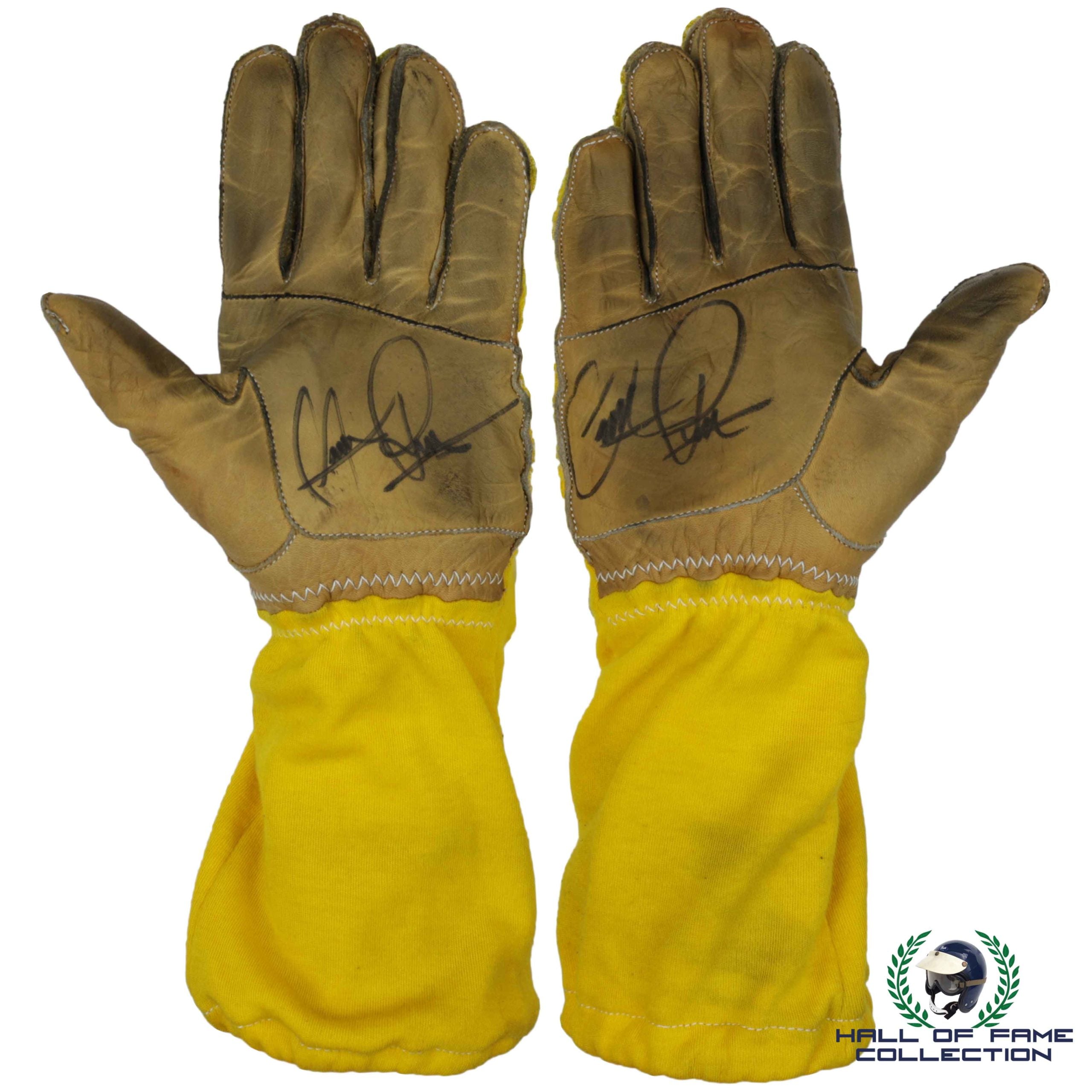 1997 Scott Pruett Signed Race Used Stand 21 IndyCar Gloves