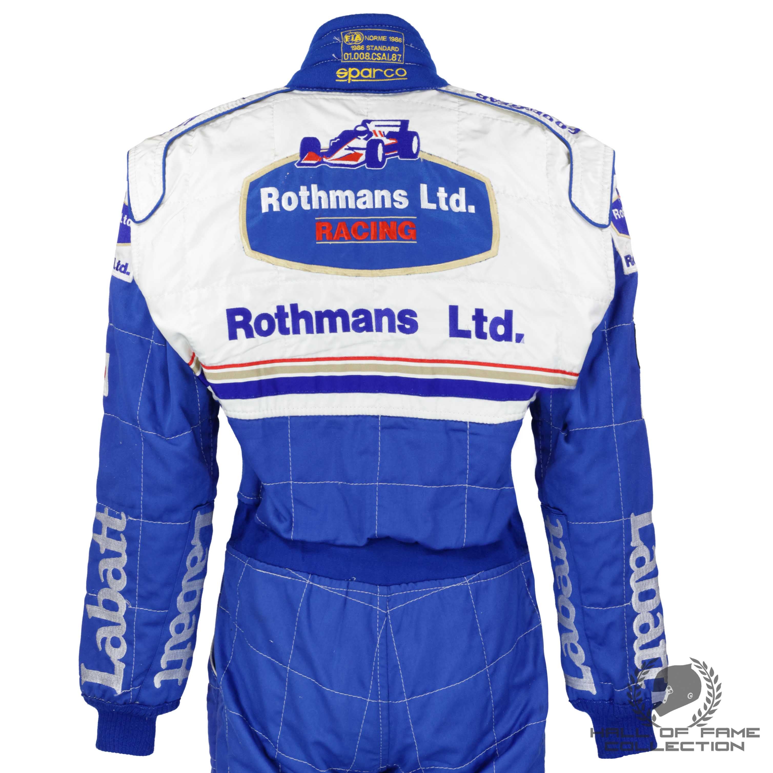 1995 Damon Hill Original Rothmans Williams F1 Suit