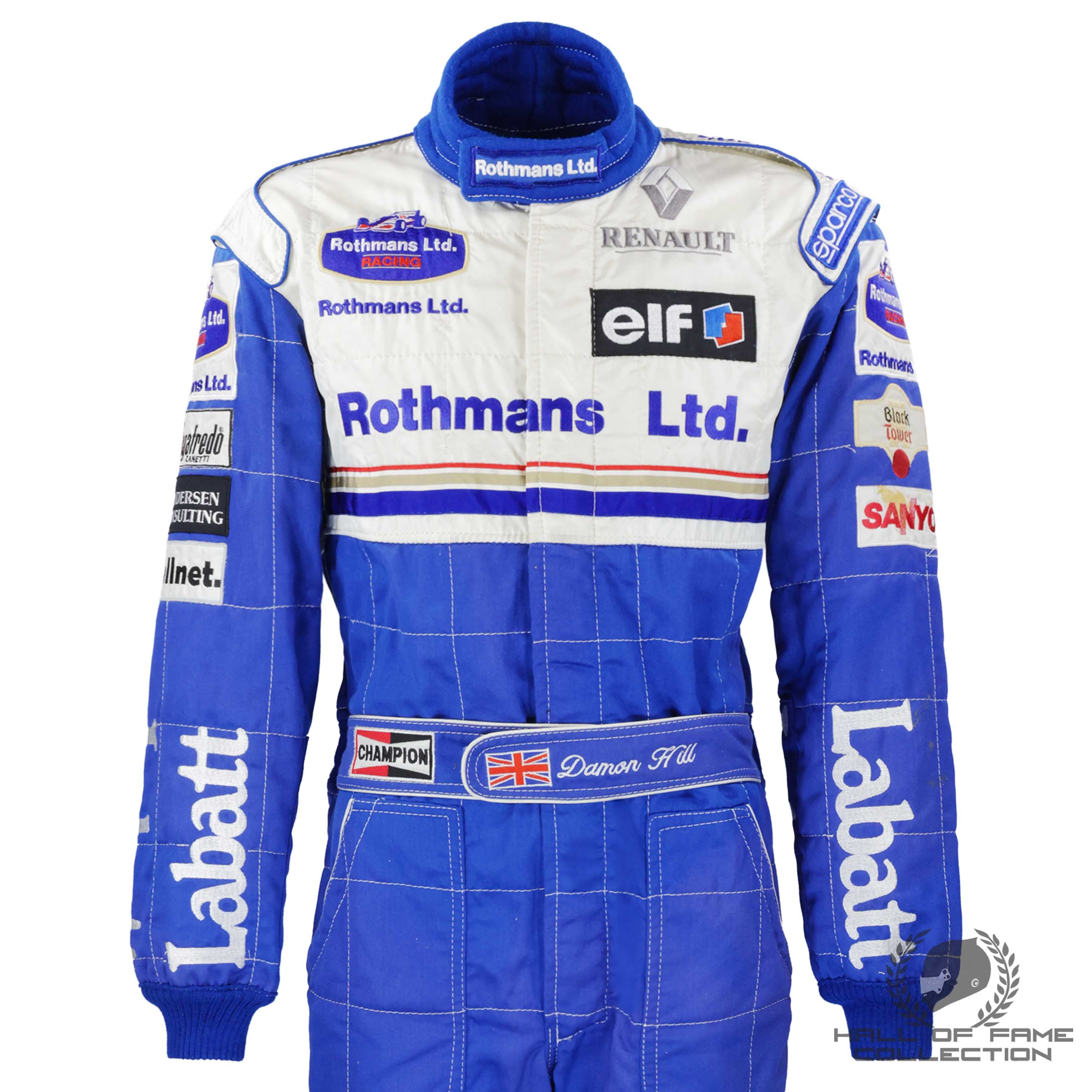 1995 Damon Hill Original Rothmans Williams F1 Suit