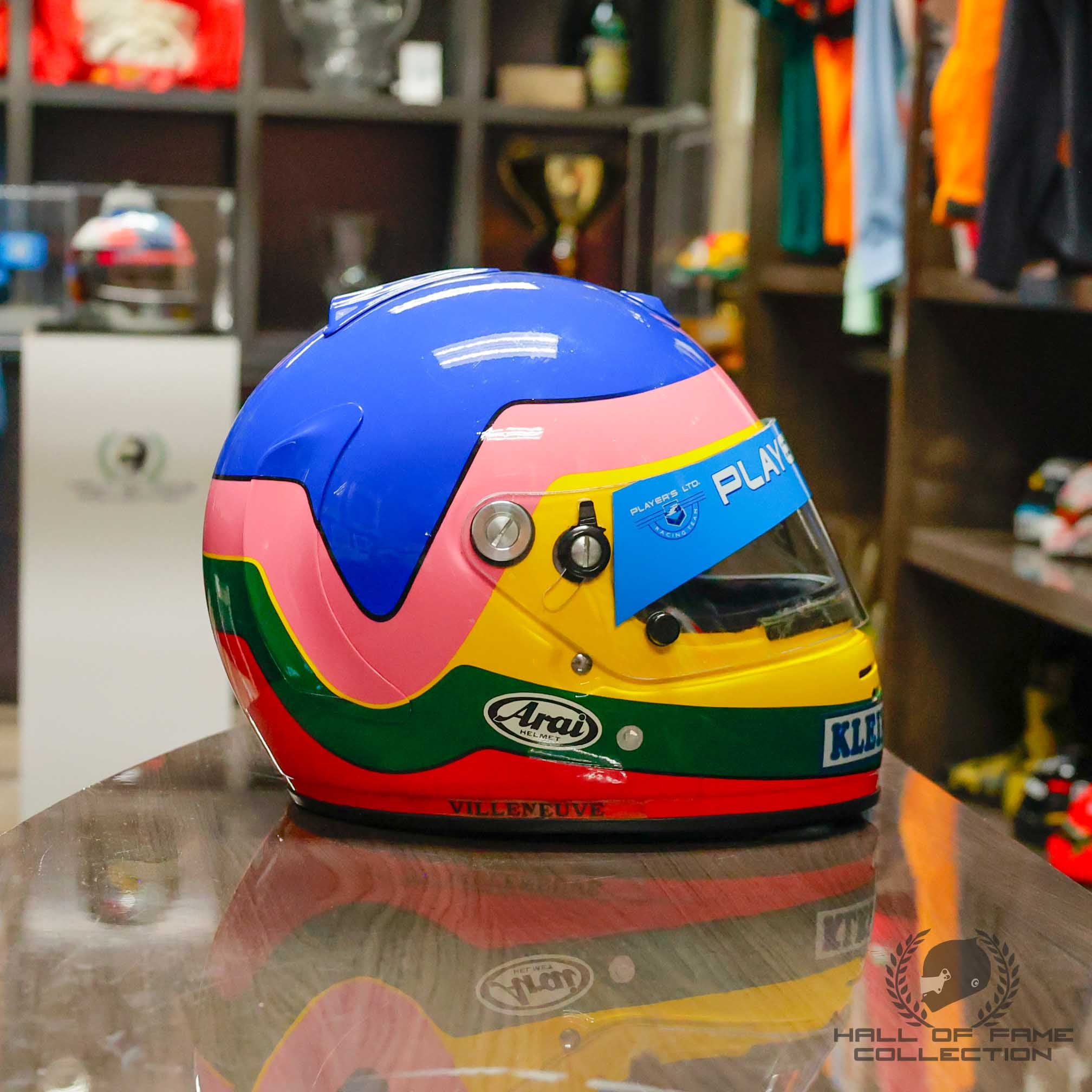 1995 Jacques Villeneuve Indy 500 Players IndyCar Helmet