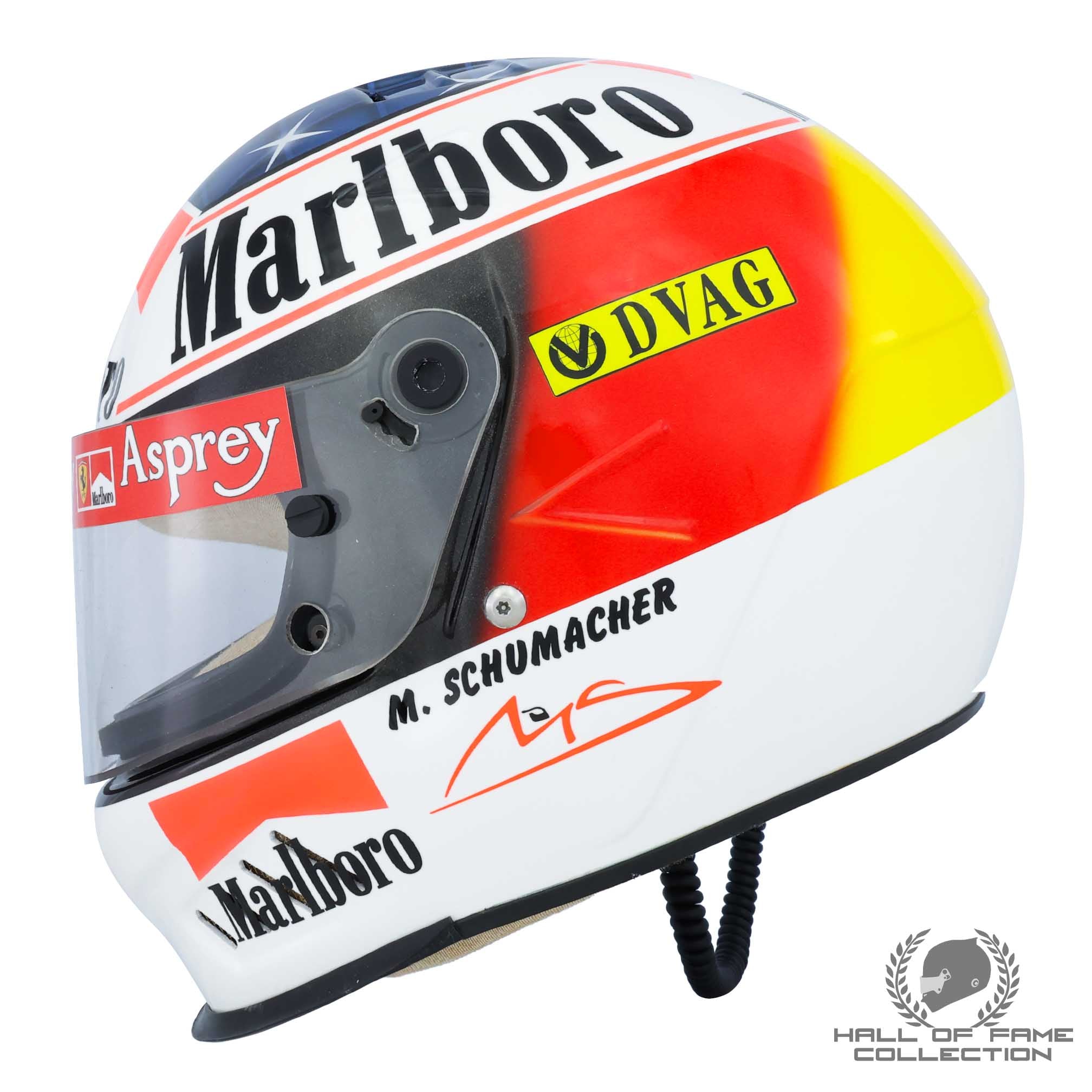 1998 Michael Schumacher Bell Vortex Replica Scuderia Ferrari F1 Helmet