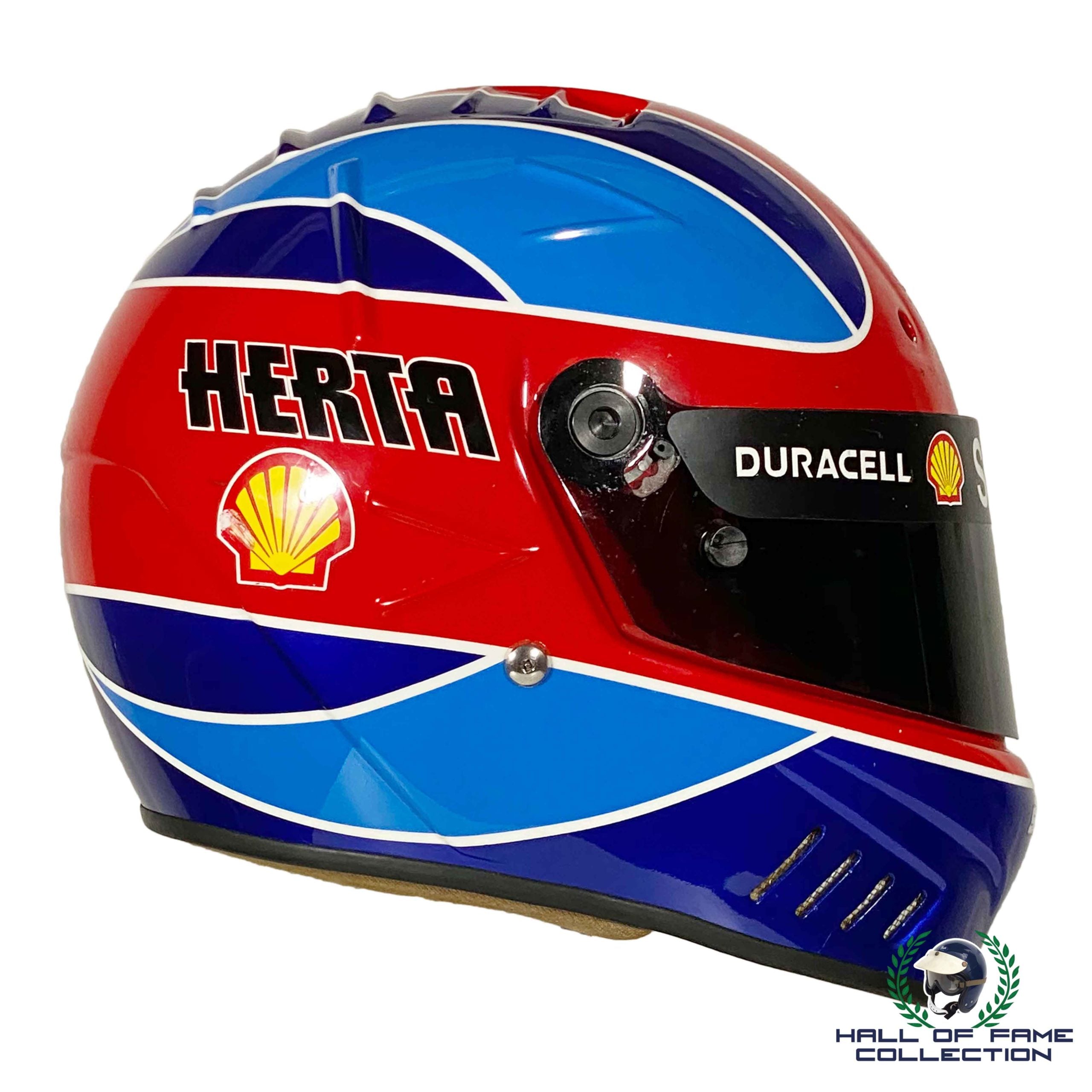 1995/96 Bryan Herta Signed Ganassi / Rahal Bell Vortex IndyCar / CART Helmet