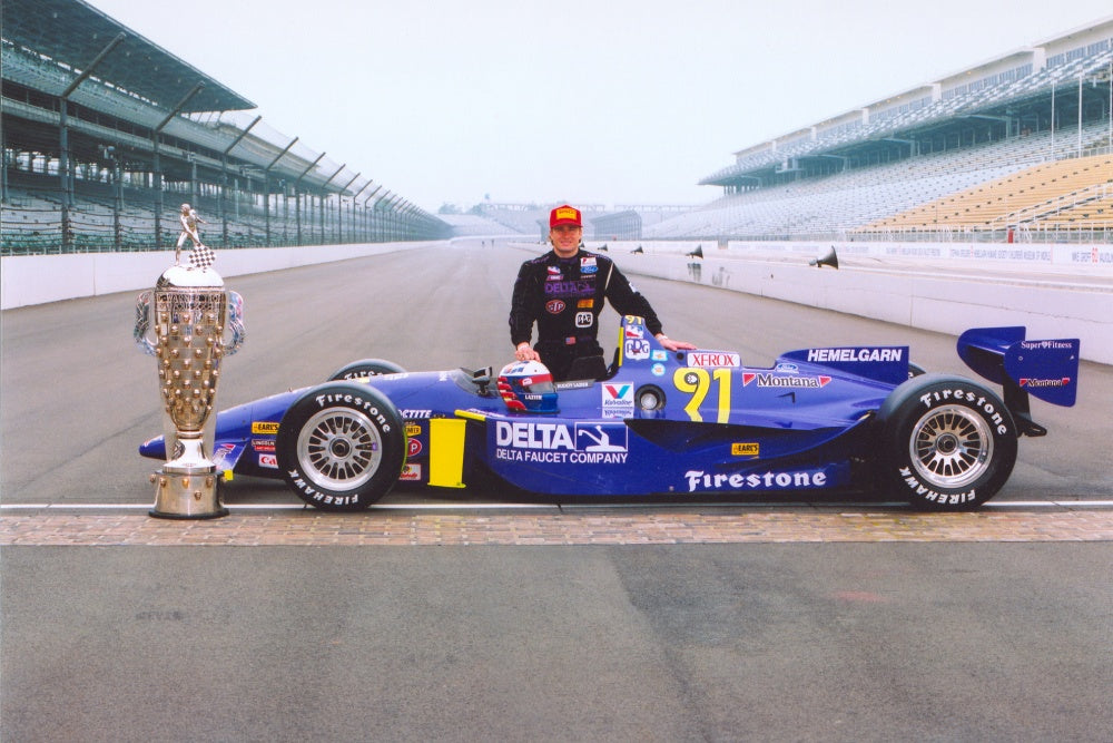 1996 Buddy Lazier Signed Race Used Hemelgarn Racing IndyCar Visor