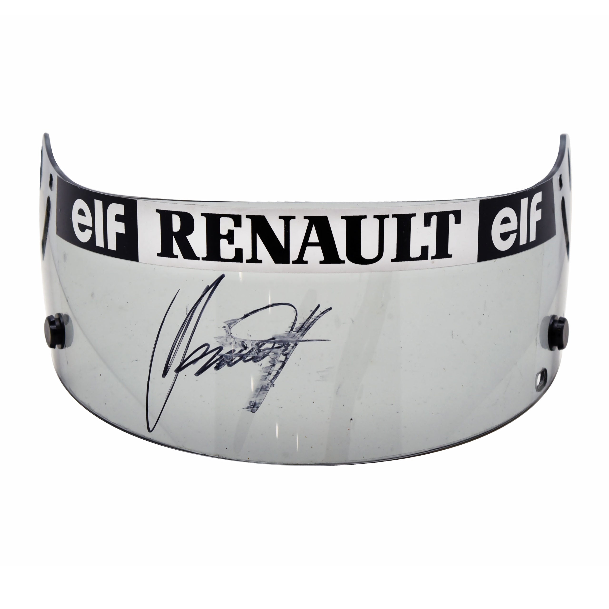 1996 Damon Hill Signed Race Used Williams Renault F1 Visor