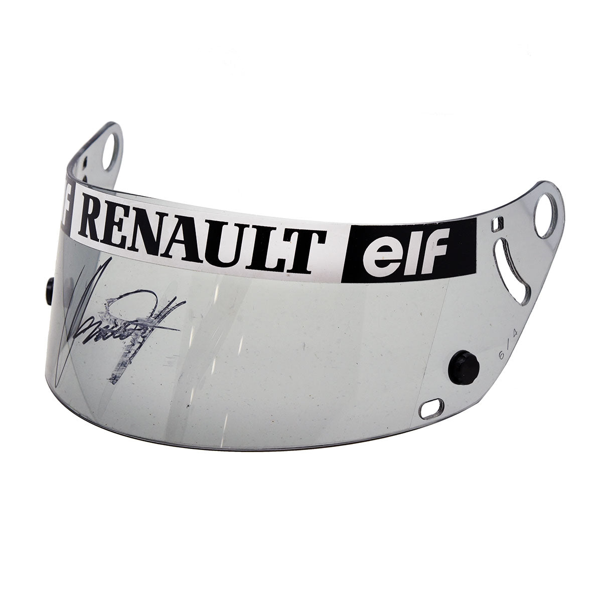 1996 Damon Hill Signed Race Used Williams Renault F1 Visor