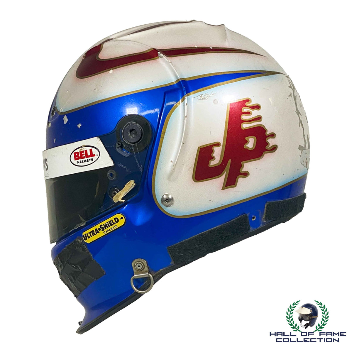 1996 Johnny Parsons Jr. Signed Race Used Indy 500 Bell Helmet