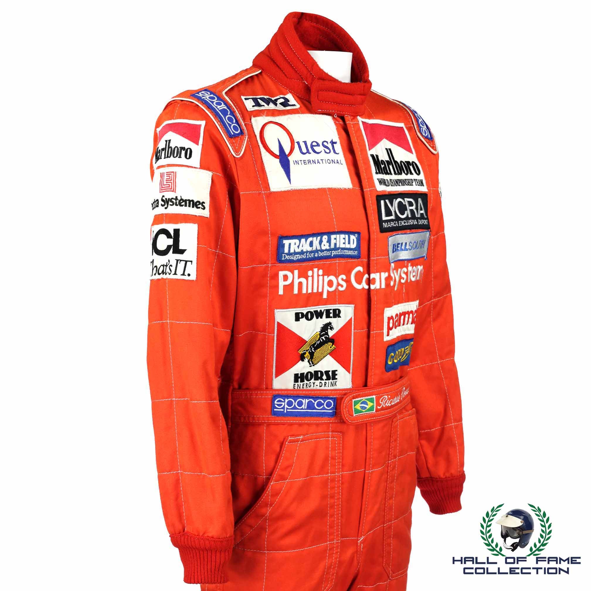 1996 Ricardo Rosset Race Used Arrows F1 Suit