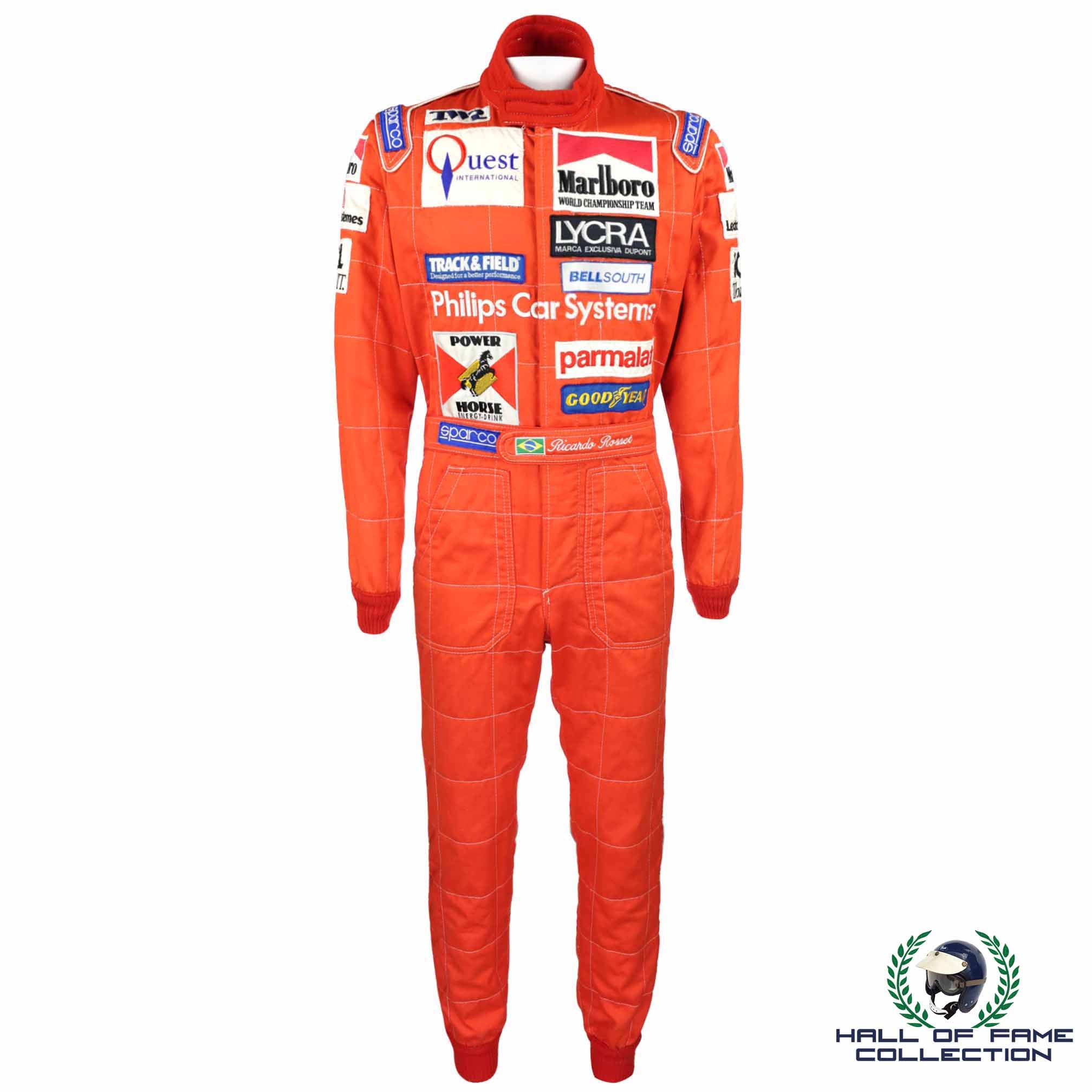 1996 Ricardo Rosset Race Used Arrows F1 Suit