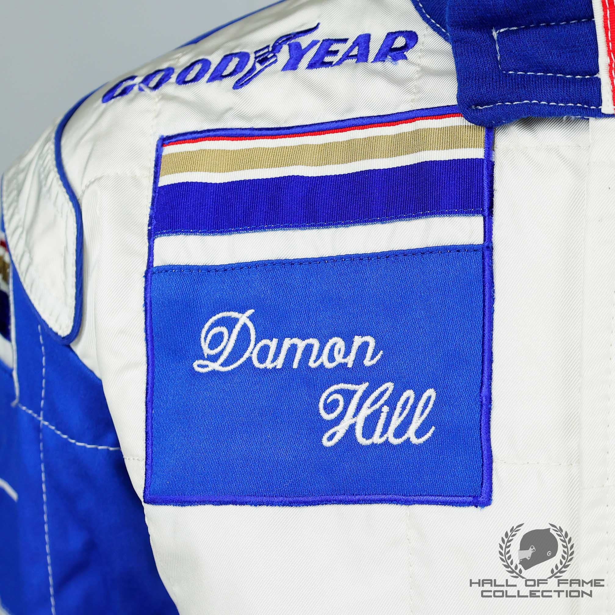 1996 Damon Hill Championship Season Used Williams F1 Suit