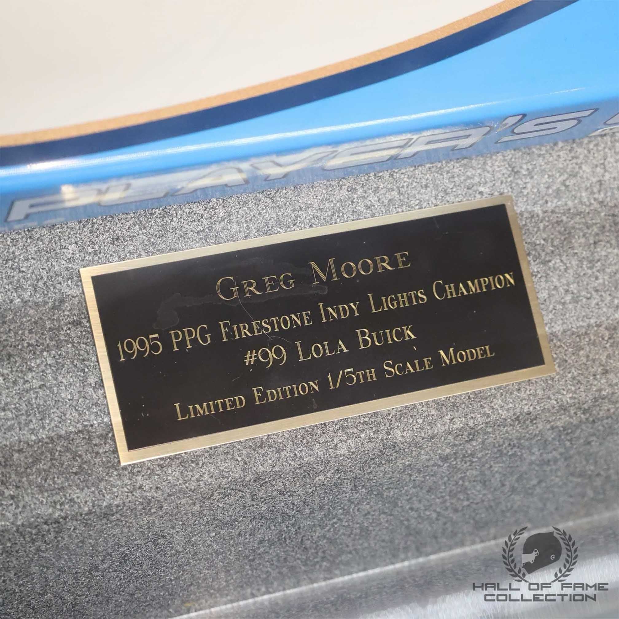 1995 Greg Moore Team Players/Forsythe Brinkworth 1:5 Scale Indy Lights Model