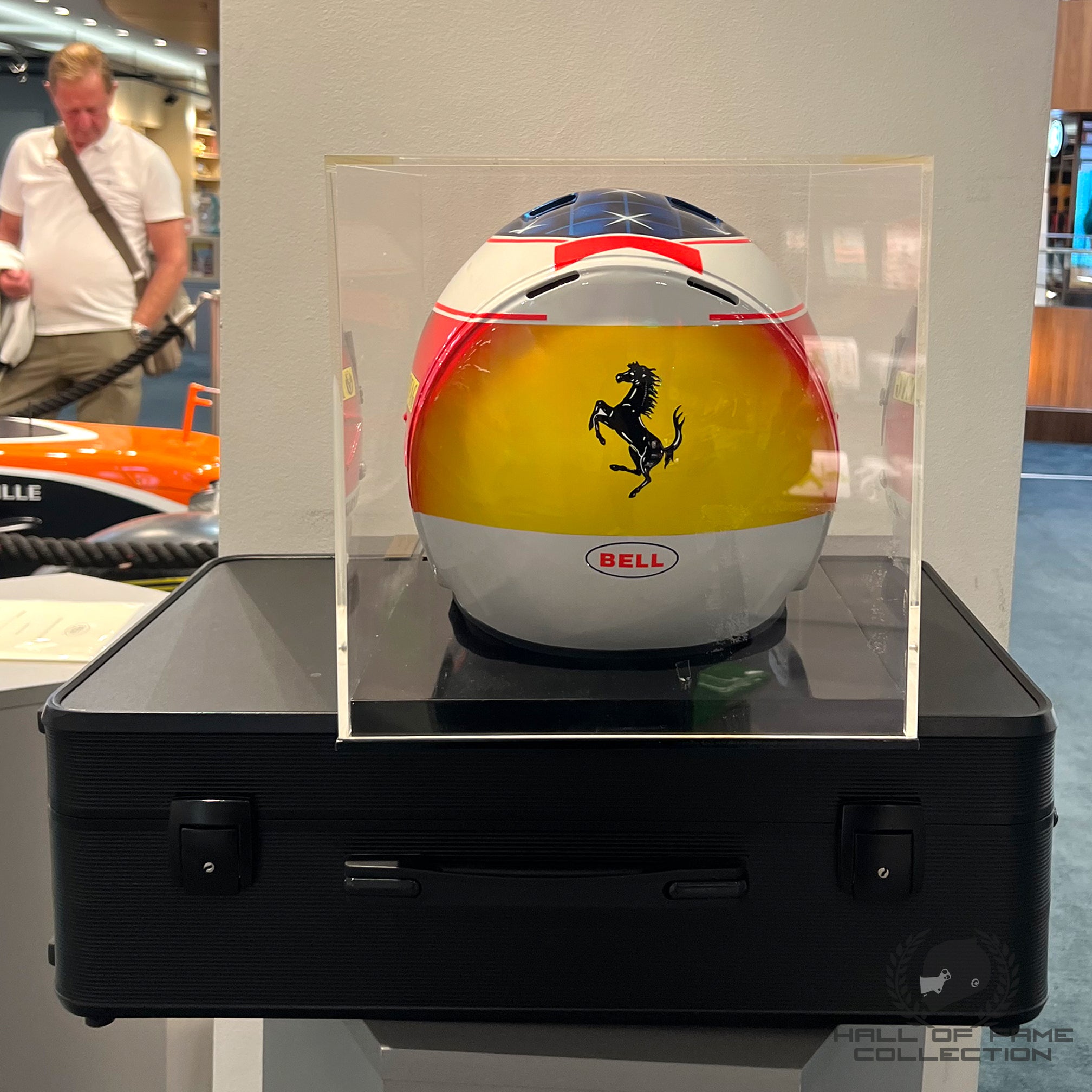 1996 Michael Schumacher Signed Official Bell Replica German GP Ferrari F1 Helmet